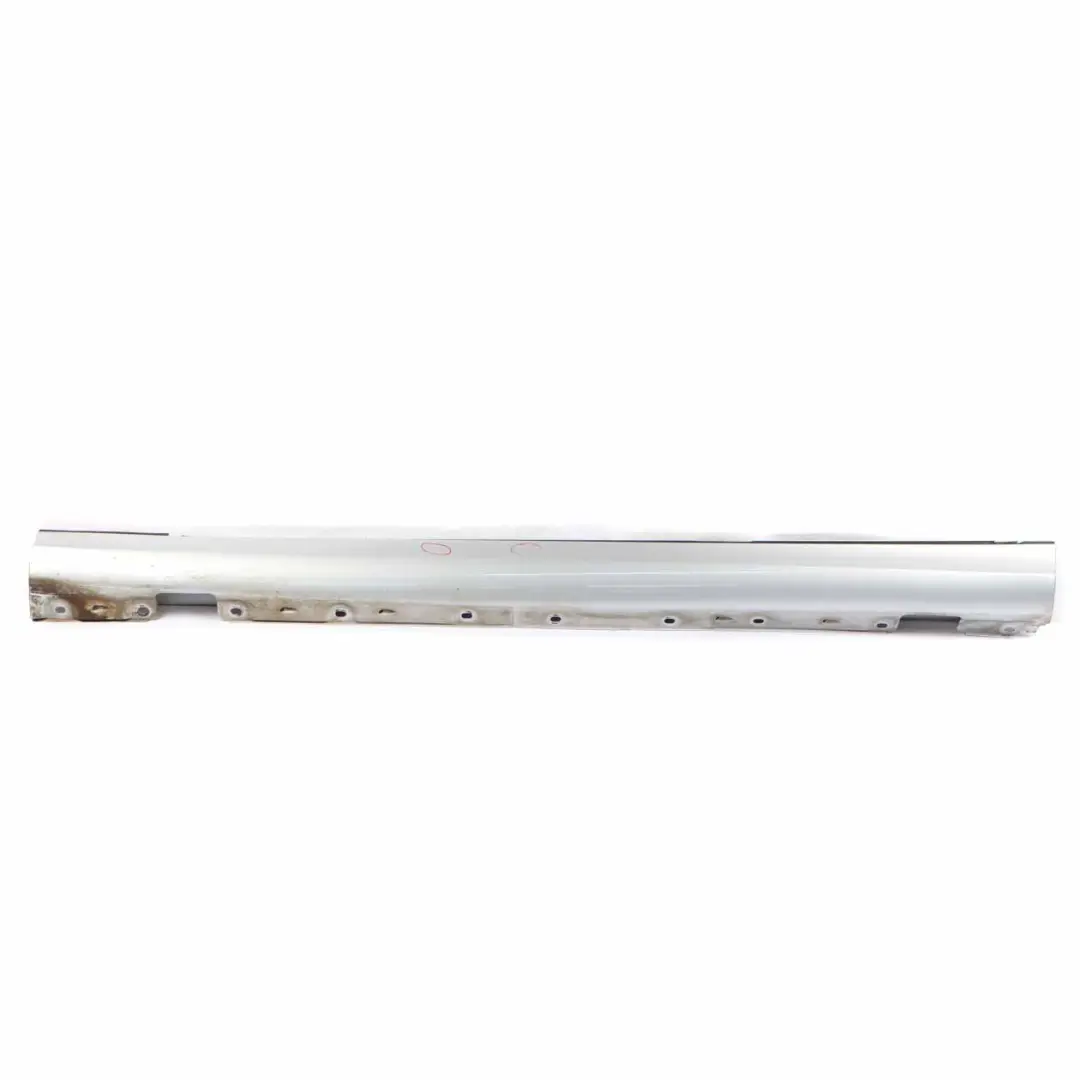 Door Sill Side Cover Skirt Left N/S Iridium Silver Metallic - 775 to Mercedes W203 with Part number A2036981354 Mercedes W203 Door Sill Side Cover Skirt Left N/S Iridium Silver Metallic - 775 - SKU A2036981354-IRS - Part number A2036981354