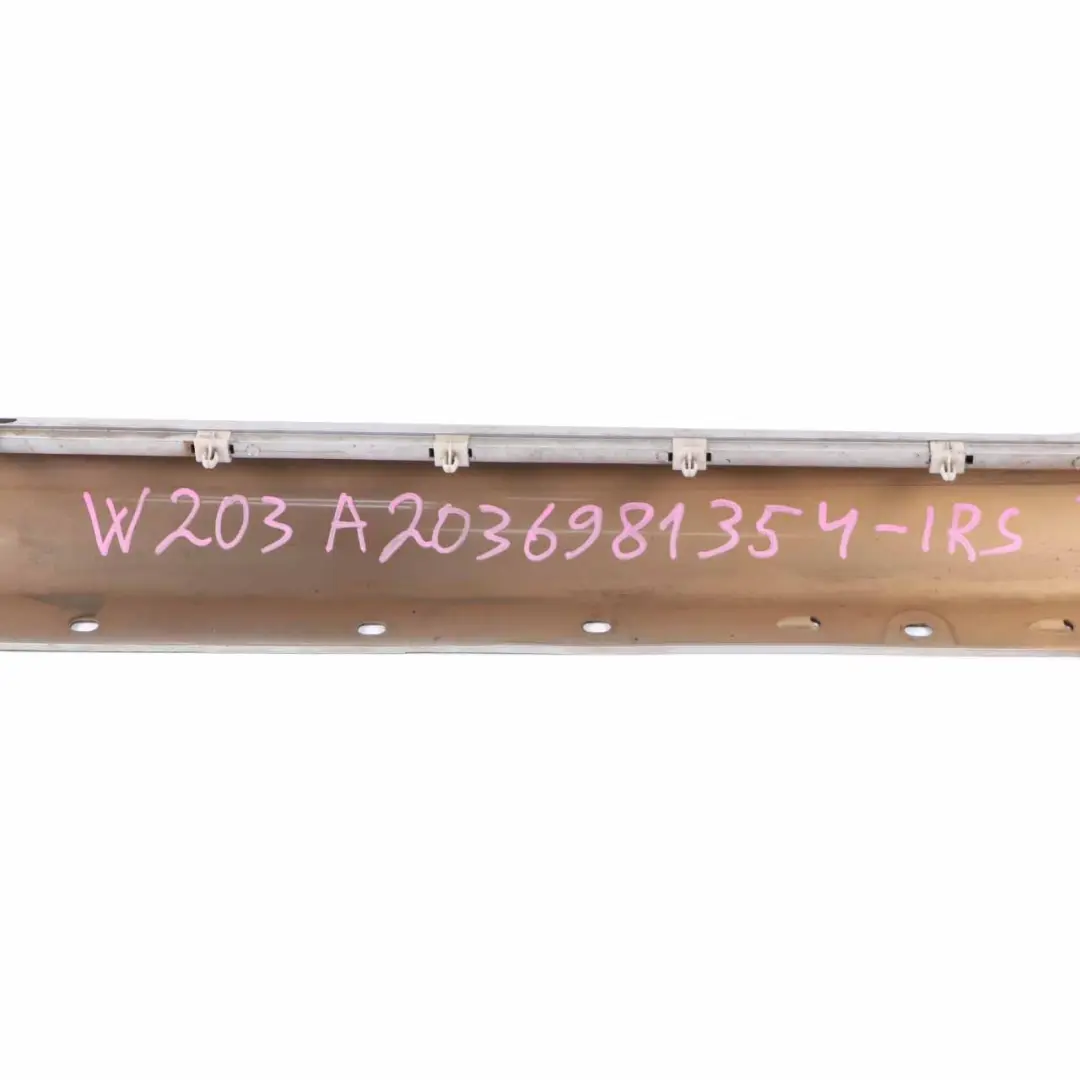 Mercedes W203 Door Sill Side Cover Skirt Left N/S Iridium Silver Metallic - 775 - SKU A2036981354-IRS - Part number A2036981354