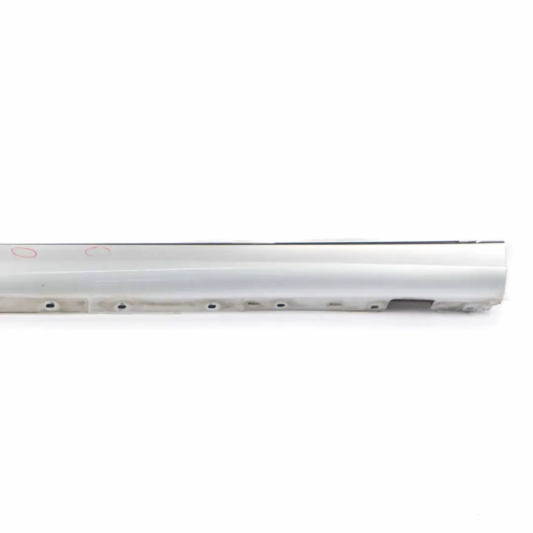 Door Sill Side Cover Skirt Left N/S Iridium Silver Metallic - 775 to Mercedes W203 with Part number A2036981354 Mercedes W203 Door Sill Side Cover Skirt Left N/S Iridium Silver Metallic - 775 - SKU A2036981354-IRS - Part number A2036981354