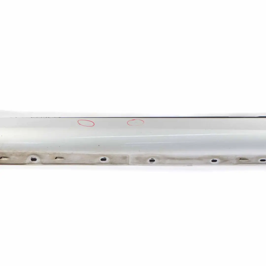 Door Sill Side Cover Skirt Left N/S Iridium Silver Metallic - 775 to Mercedes W203 with Part number A2036981354 Mercedes W203 Door Sill Side Cover Skirt Left N/S Iridium Silver Metallic - 775 - SKU A2036981354-IRS - Part number A2036981354