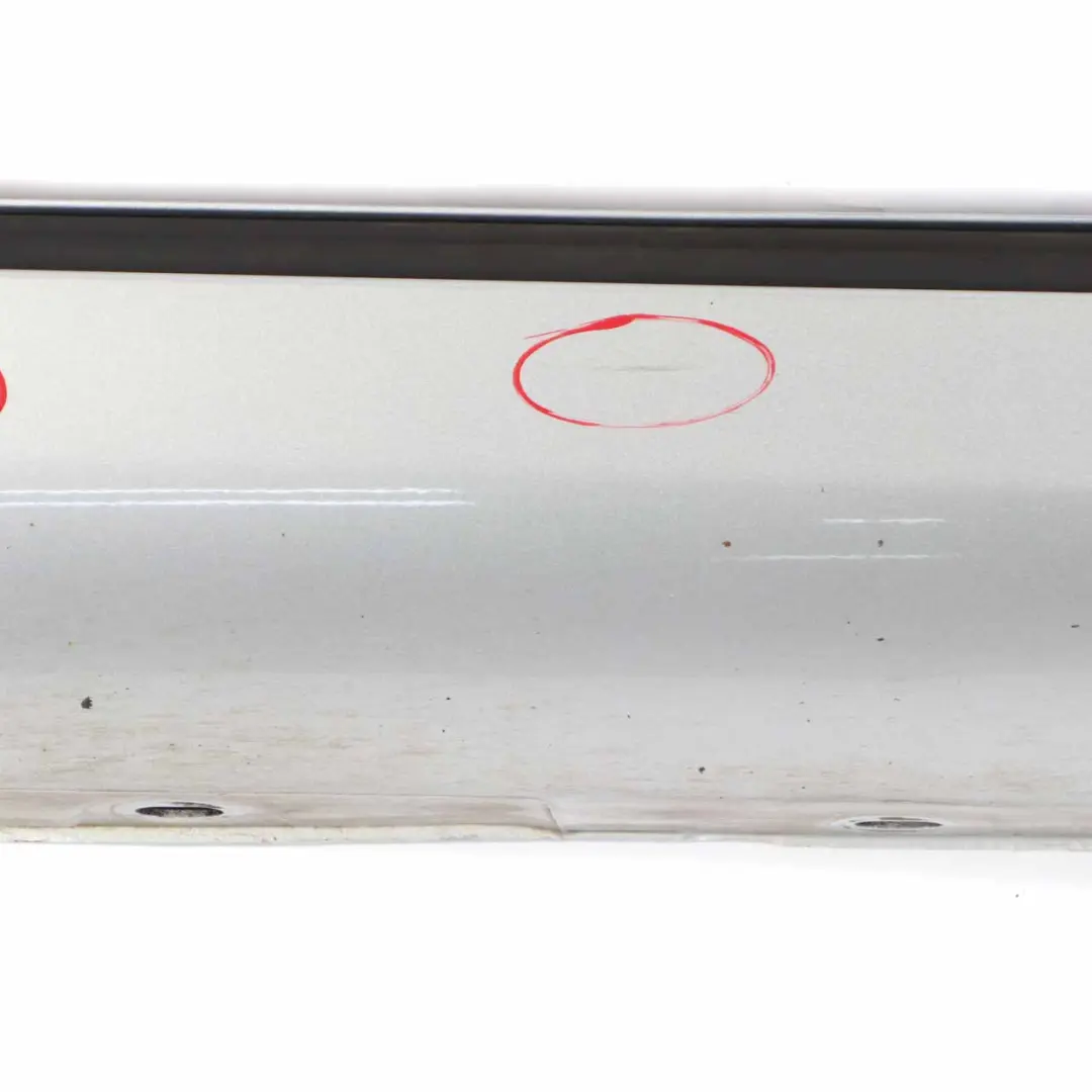 Mercedes W203 Door Sill Side Cover Skirt Left N/S Iridium Silver Metallic - 775 - SKU A2036981354-IRS - Part number A2036981354