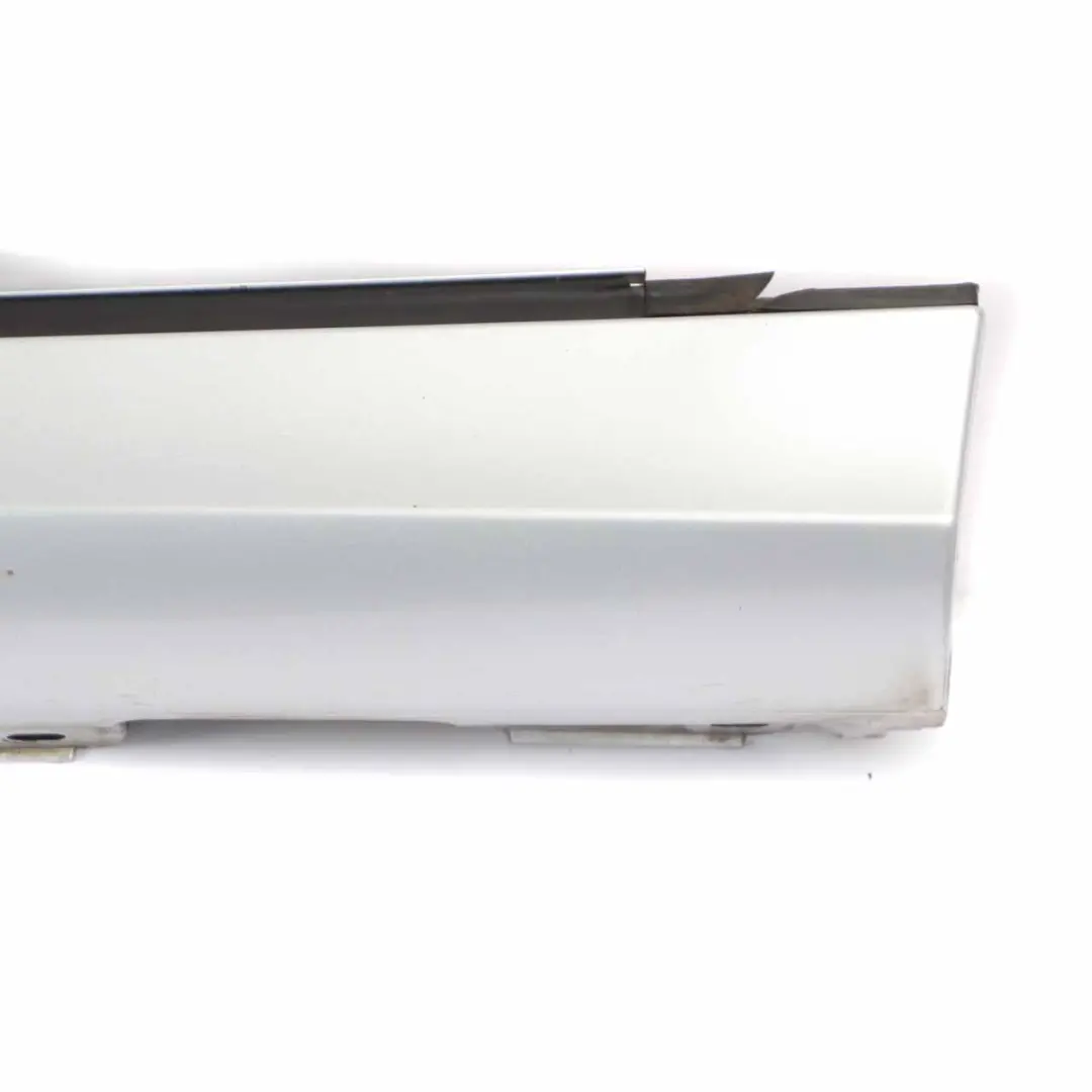 Door Sill Side Cover Skirt Left N/S Iridium Silver Metallic - 775 to Mercedes W203 with Part number A2036981354 Mercedes W203 Door Sill Side Cover Skirt Left N/S Iridium Silver Metallic - 775 - SKU A2036981354-IRS - Part number A2036981354