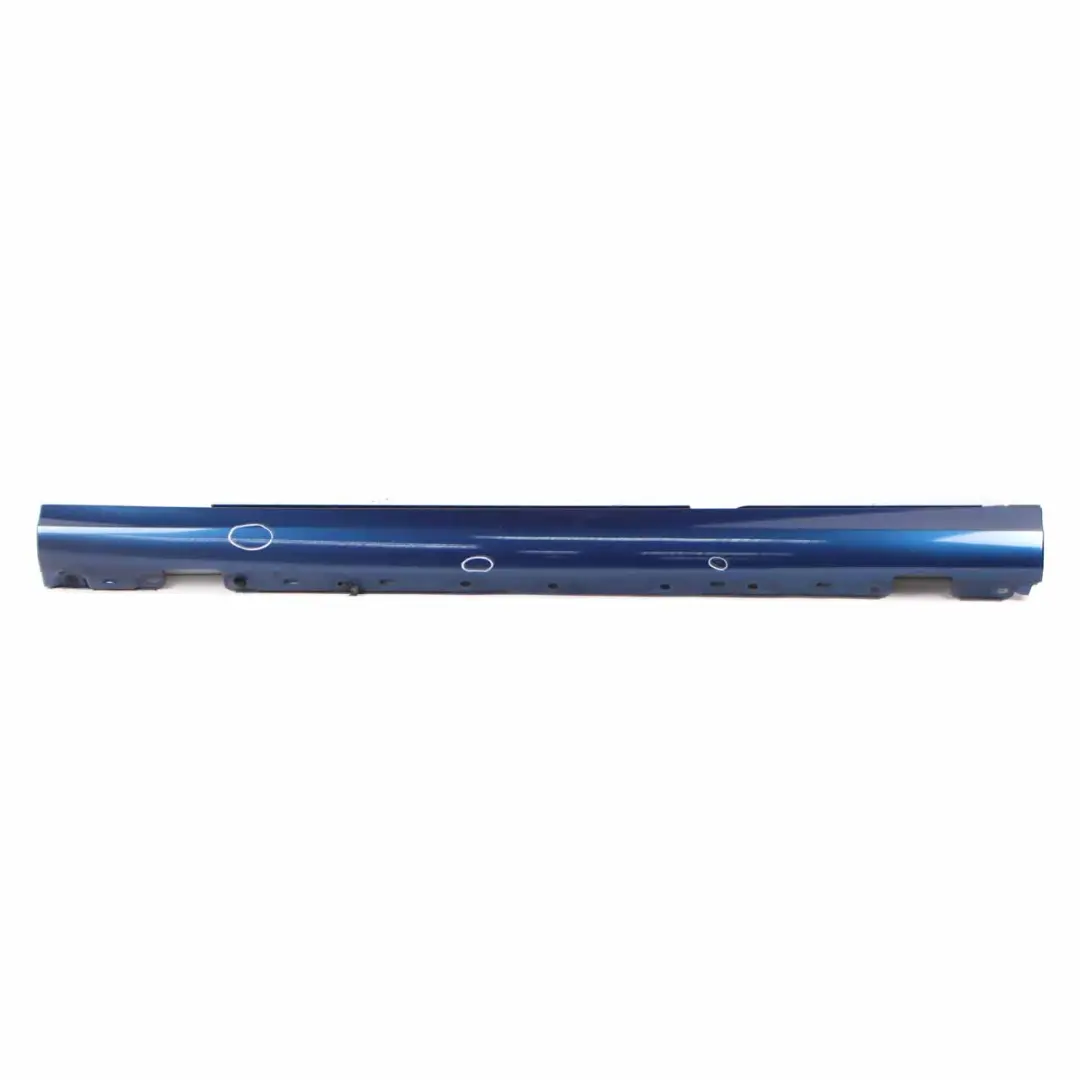 Door Sill Side Cover Skirt Left N/S Jaspis Blue Metallic - 345 Mercedes W203 - SKU A2036981354-JAR - Part number A2036981354
