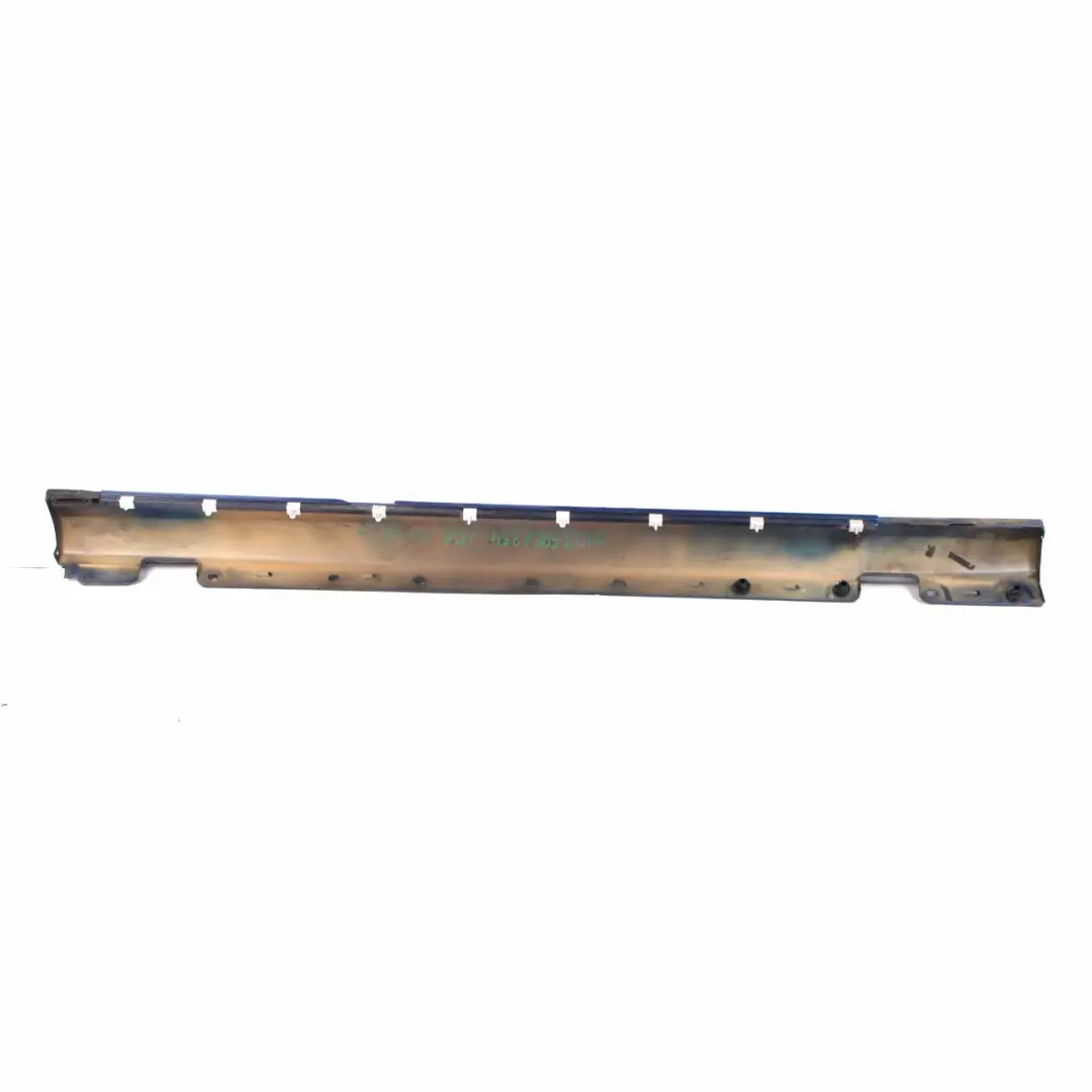 Door Sill Side Cover Skirt Left N/S Jaspis Blue Metallic - 345 to Mercedes W203 with Part number A2036981354 Mercedes W203 Door Sill Side Cover Skirt Left N/S Jaspis Blue Metallic - 345 - SKU A2036981354-JAR - Part number A2036981354