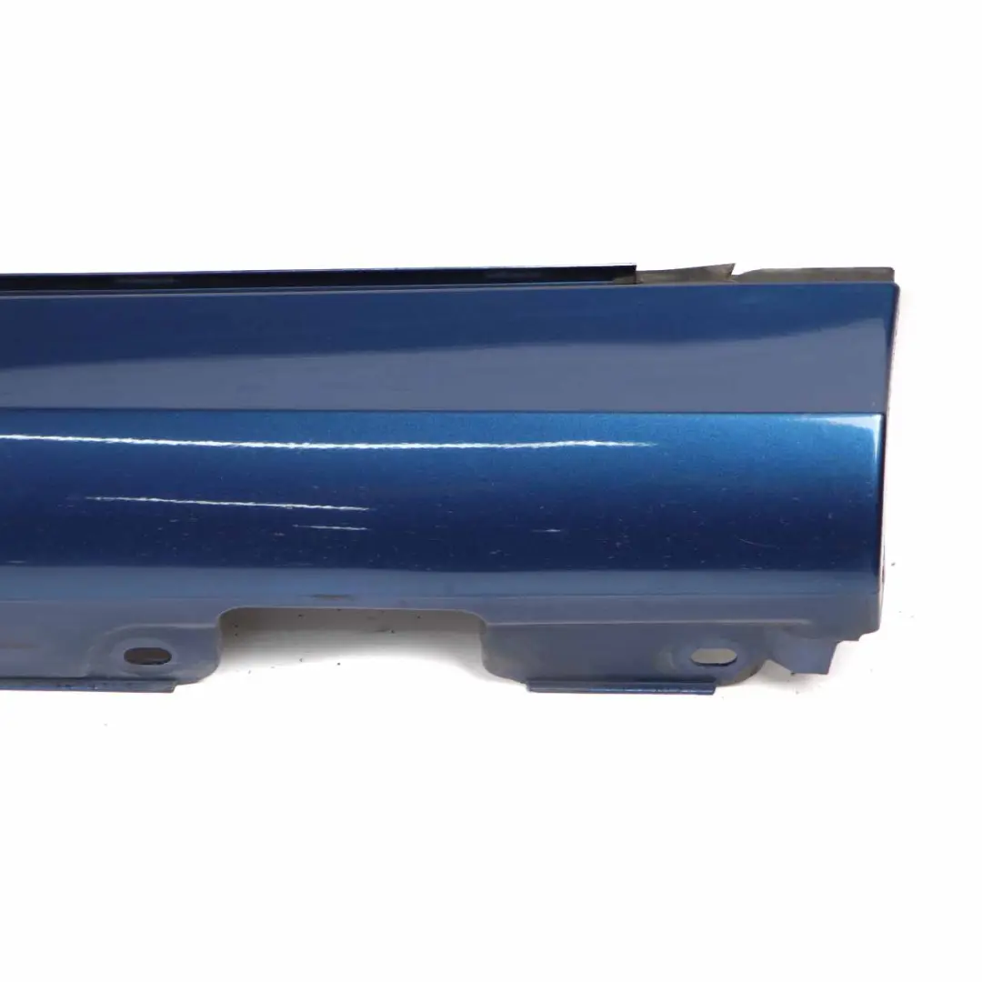 Door Sill Side Cover Skirt Left N/S Jaspis Blue Metallic - 345 to Mercedes W203 with Part number A2036981354 Mercedes W203 Door Sill Side Cover Skirt Left N/S Jaspis Blue Metallic - 345 - SKU A2036981354-JAR - Part number A2036981354