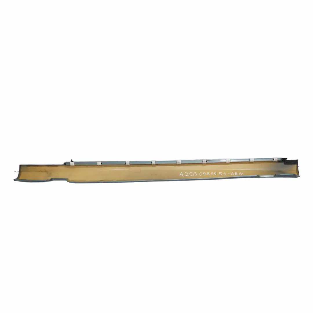 Mercedes W203 Türschwellerabdeckung rechts Aragonitblau Metallic - 941 - SKU A2036981454-ABM - Teilenummer A2036981454