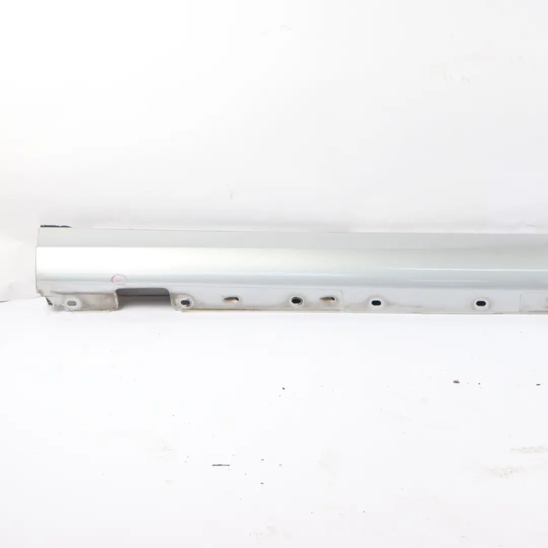 Door Sill Side Cover Skirt Right O/S Iridium Silver Metallic - 775 to Mercedes W203 with Part number A2036981454 Mercedes W203 Door Sill Side Cover Skirt Right O/S Iridium Silver Metallic - 775 - SKU A2036981454-IRS - Part number A2036981454