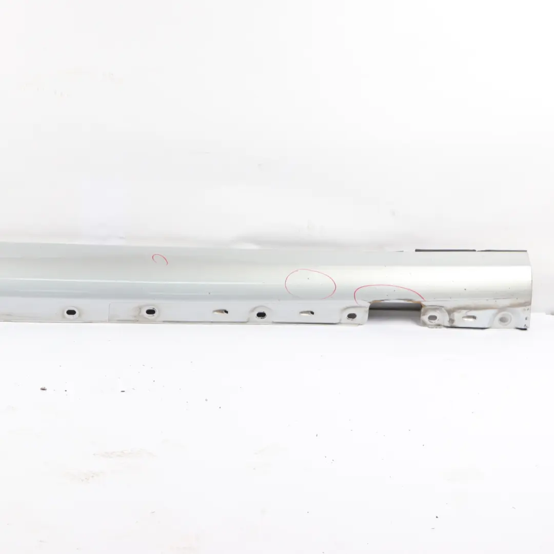 Mercedes W203 Door Sill Side Cover Skirt Right O/S Iridium Silver Metallic - 775 - SKU A2036981454-IRS - Part number A2036981454