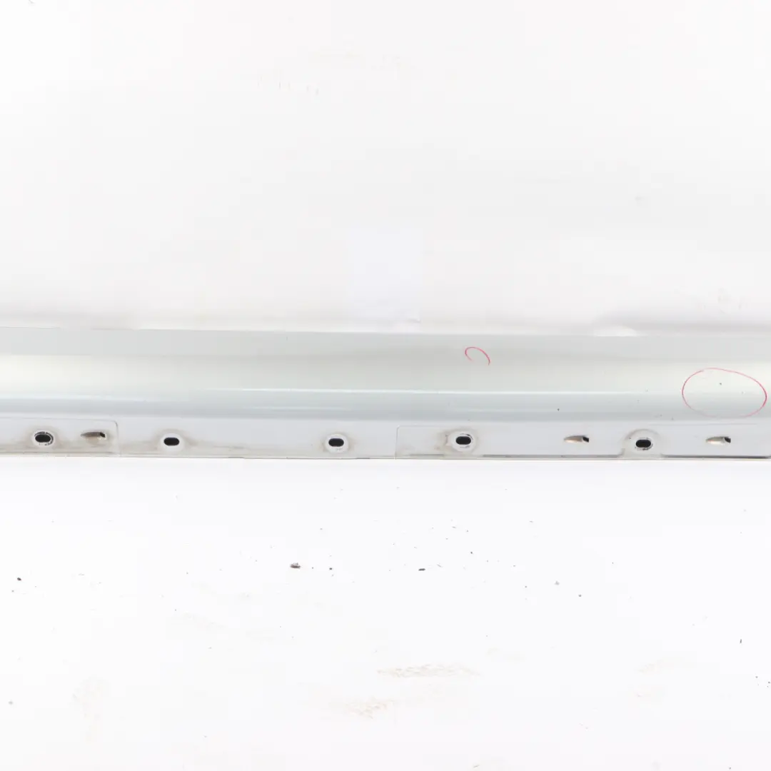 Door Sill Side Cover Skirt Right O/S Iridium Silver Metallic - 775 to Mercedes W203 with Part number A2036981454 Mercedes W203 Door Sill Side Cover Skirt Right O/S Iridium Silver Metallic - 775 - SKU A2036981454-IRS - Part number A2036981454