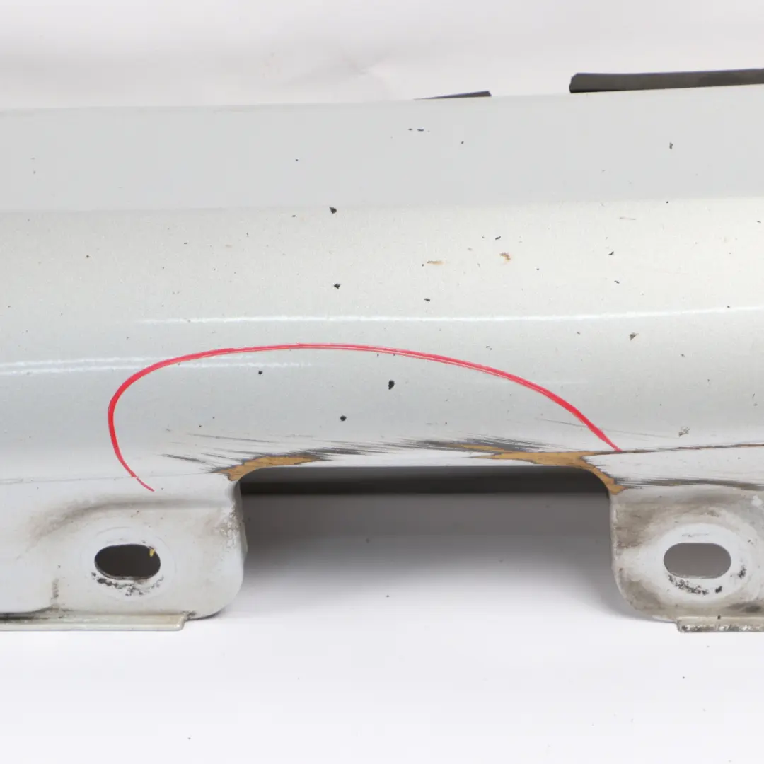 Mercedes W203 Door Sill Side Cover Skirt Right O/S Iridium Silver Metallic - 775 - SKU A2036981454-IRS - Part number A2036981454