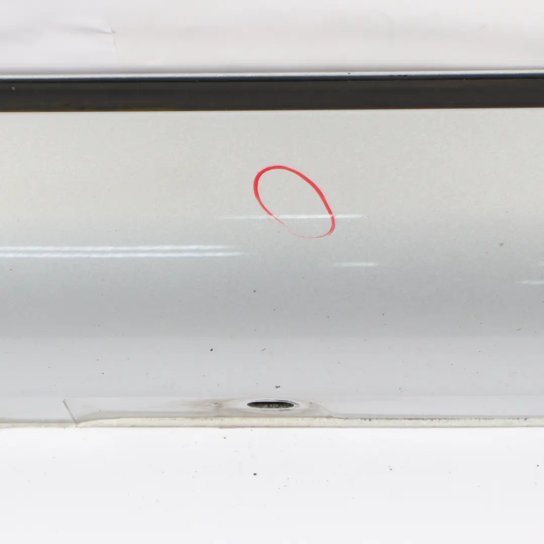 Mercedes W203 Door Sill Side Cover Skirt Right O/S Iridium Silver Metallic - 775 - SKU A2036981454-IRS - Part number A2036981454