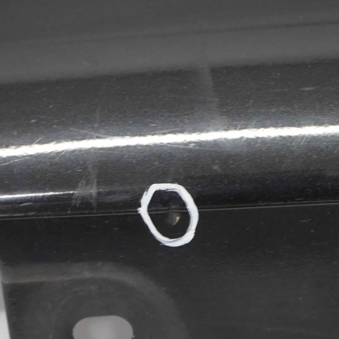 Door Sill Side Cover Skirt Right O/S Obsidian Black Metallic - 197 to Mercedes W203 with Part number A2036981454 Mercedes W203 Door Sill Side Cover Skirt Right O/S Obsidian Black Metallic - 197 - SKU A2036981454-OB1 - Part number A2036981454