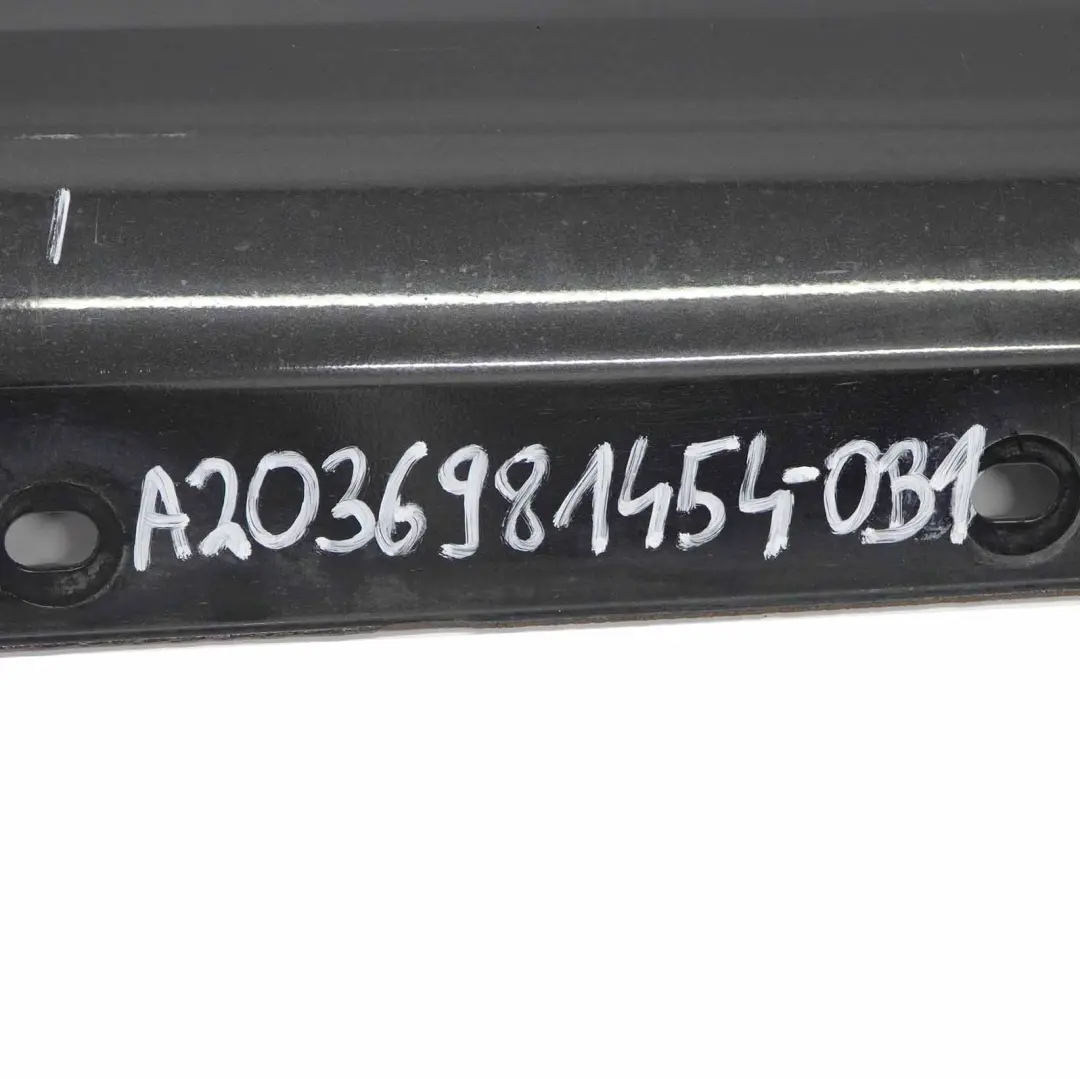 Mercedes W203 Tür schweller abdeckung rechts Obsidian Schwarz Metallic - 197 - SKU A2036981454-OB1 - Teilenummer A2036981454
