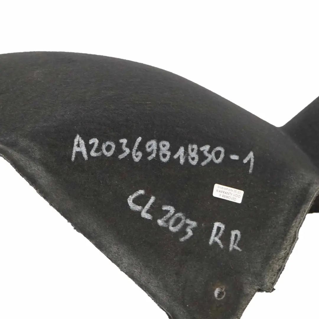 Nadkole Prawe Tylne do Mercedes CL203 o numerze A2036981830 Mercedes CL203 Nadkole Prawe Tylne - SKU A2036981830-1 - Numer Części A2036981830