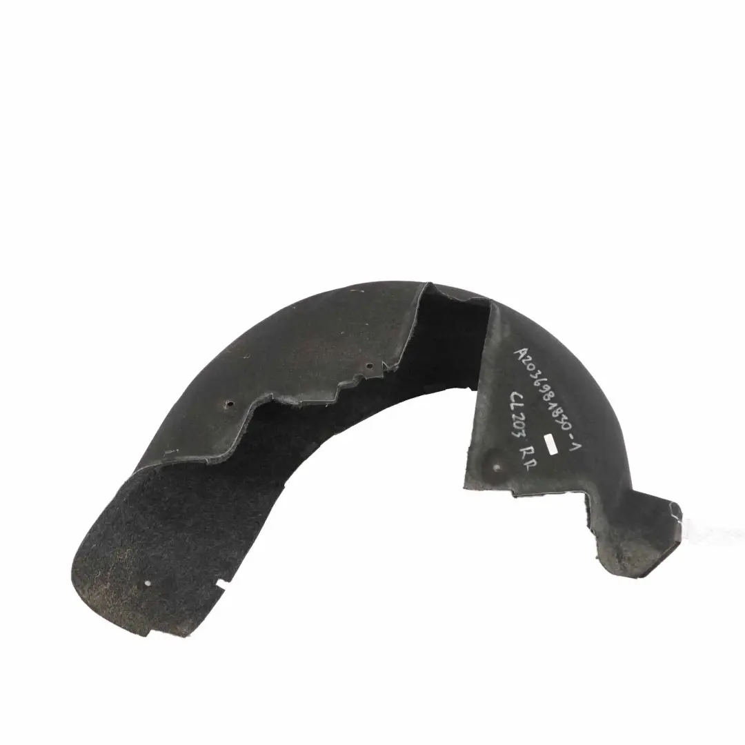 Mercedes CL203 W203 Pannello copertura arco ruota posteriore destro - SKU A2036981830-1 - Numero di parte A2036981830