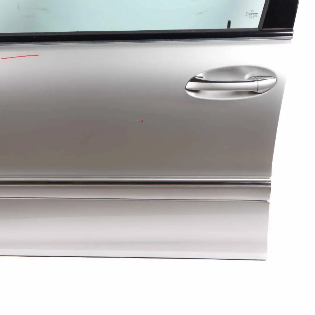 Door Front Left N/S Brilliant Silver Metallic - 744 to Mercedes W203 with Part number A2037200105 Mercedes W203 Door Front Left N/S Brilliant Silver Metallic - 744 - SKU A2037200105-BRS - Part number A2037200105