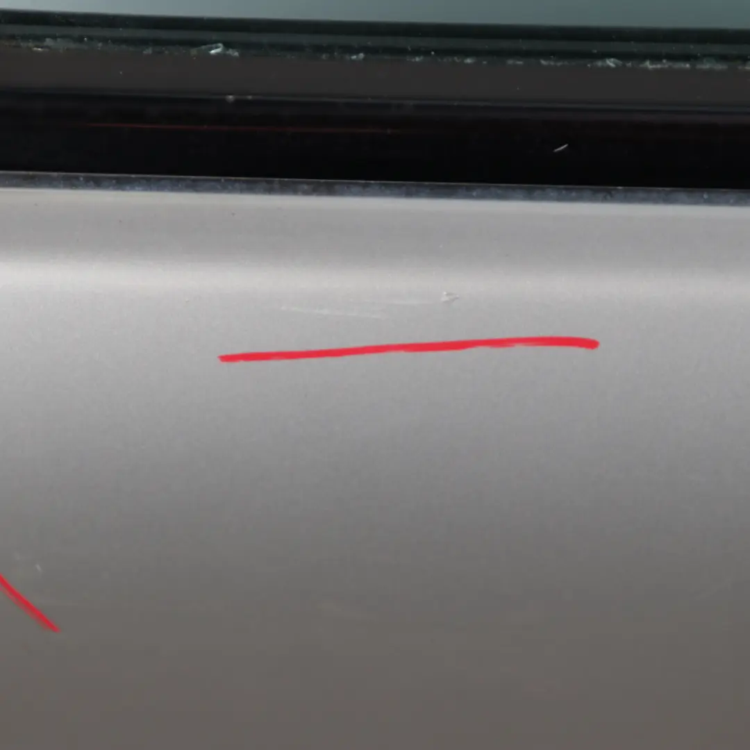 Mercedes W203 Door Front Left N/S Brilliant Silver Metallic - 744 - SKU A2037200105-BRS - Part number A2037200105