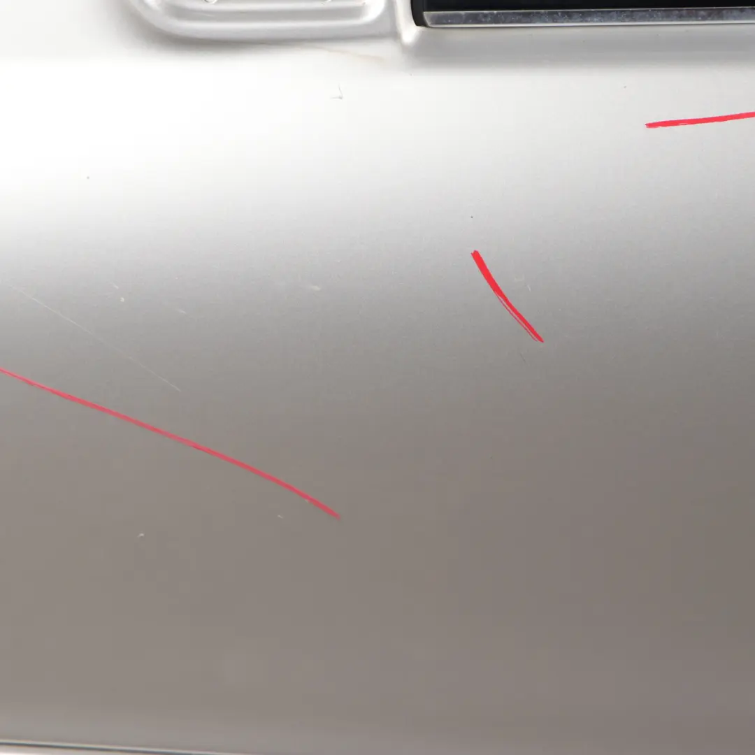 Mercedes W203 Door Front Left N/S Brilliant Silver Metallic - 744 - SKU A2037200105-BRS - Part number A2037200105