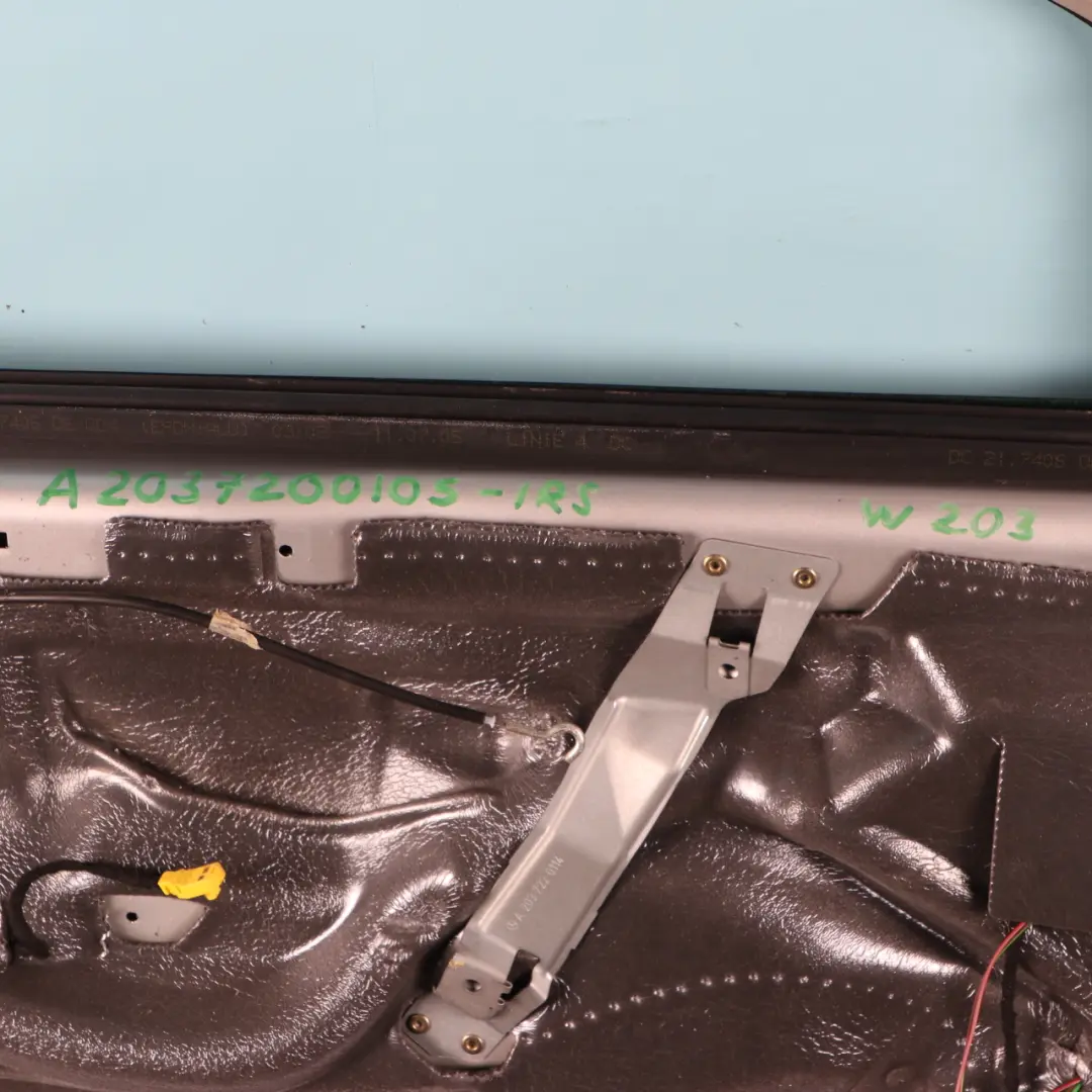 Door Front Left N/S Iridium Silver Metallic - 775 to Mercedes W203 with Part number A2037200105 Mercedes W203 Door Front Left N/S Iridium Silver Metallic - 775 - SKU A2037200105-IRS - Part number A2037200105