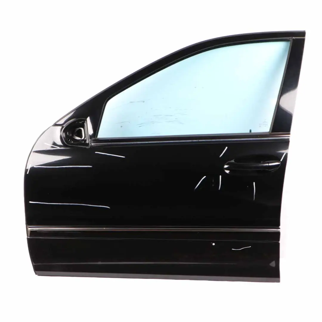 Door Front Left N/S Obsidian Black Metallic - 197 to Mercedes W203 with Part number A2037200105 Mercedes W203 Door Front Left N/S Obsidian Black Metallic - 197 - SKU A2037200105-OB - Part number A2037200105