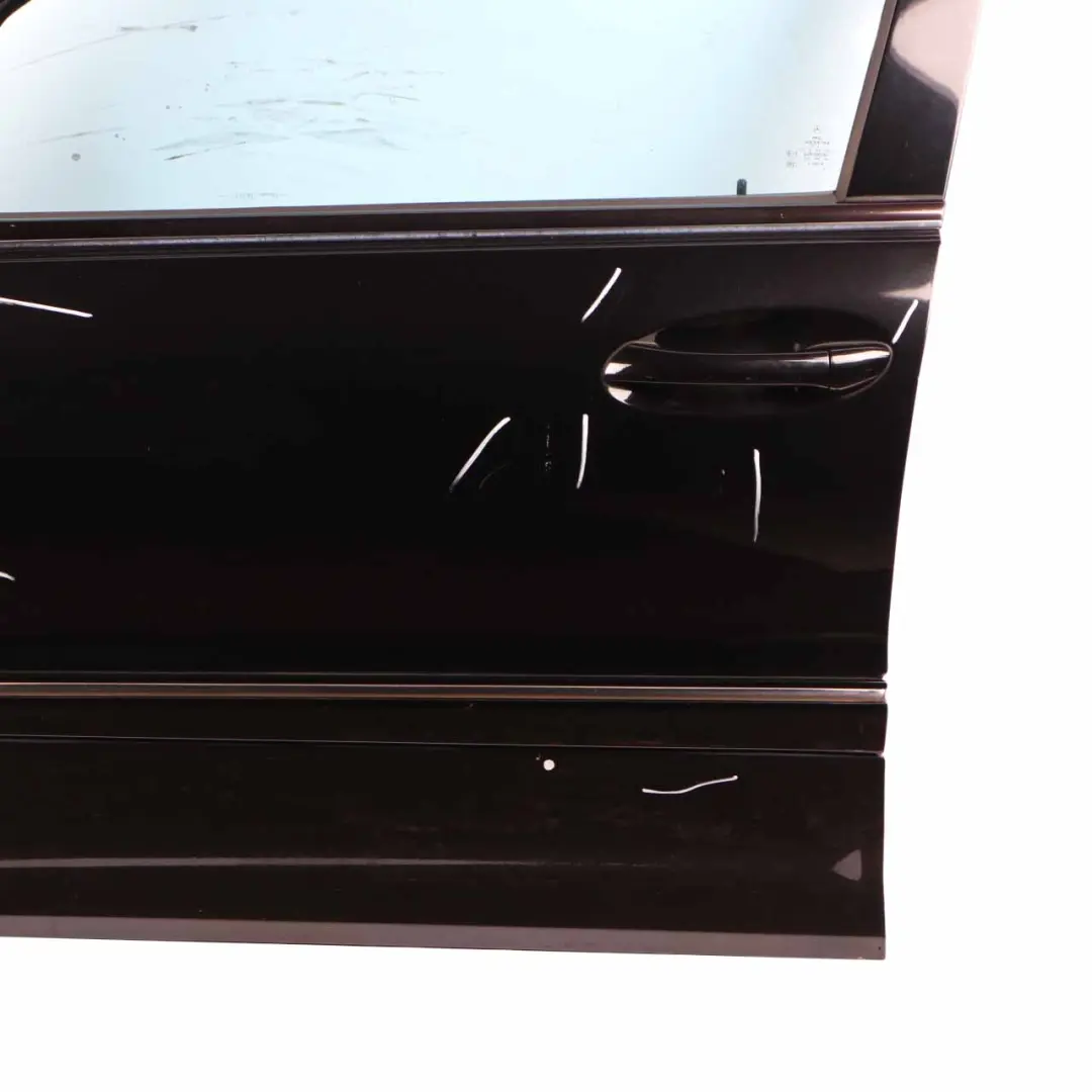 Mercedes W203 Door Front Left N/S Obsidian Black Metallic - 197 - SKU A2037200105-OB - Part number A2037200105