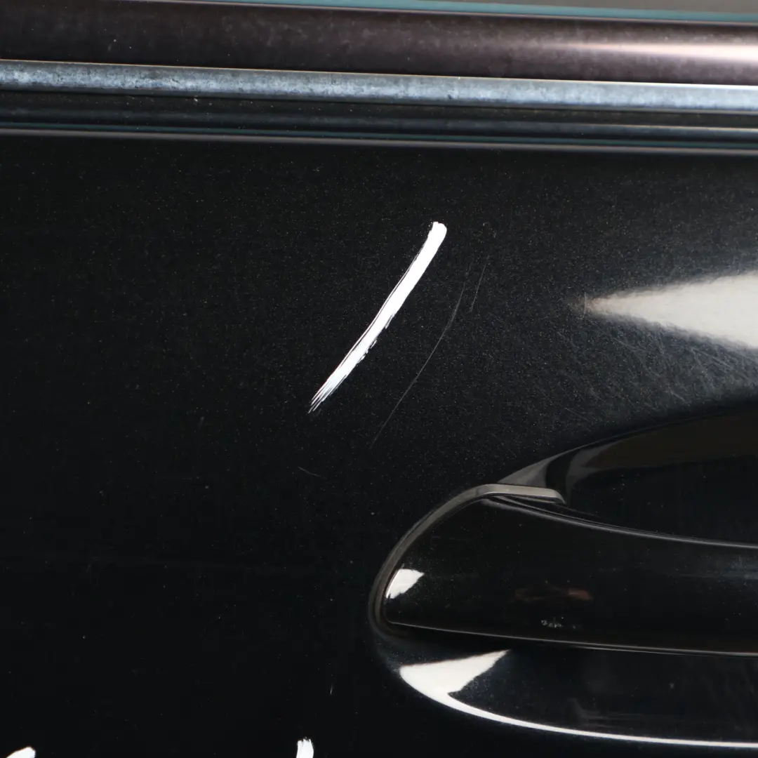 Mercedes W203 Door Front Left N/S Obsidian Black Metallic - 197 - SKU A2037200105-OB - Part number A2037200105