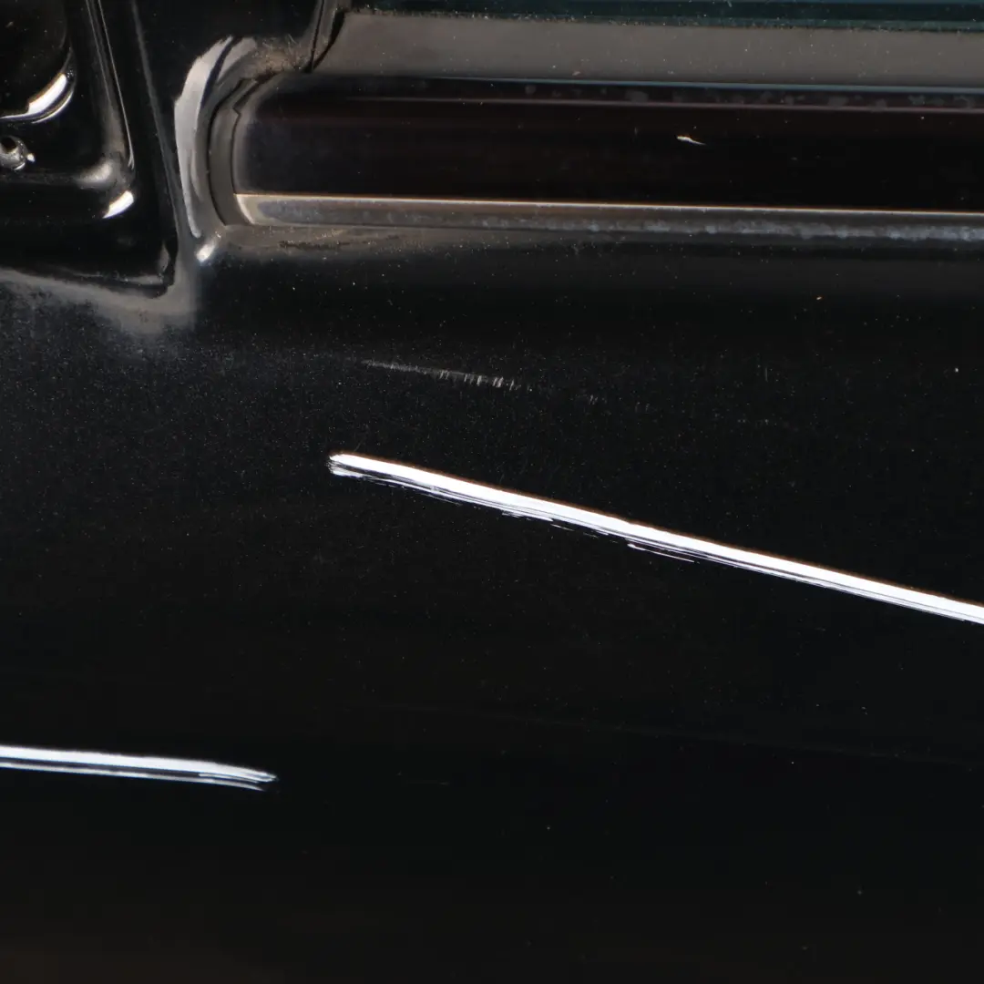 Mercedes W203 Door Front Left N/S Obsidian Black Metallic - 197 - SKU A2037200105-OB - Part number A2037200105
