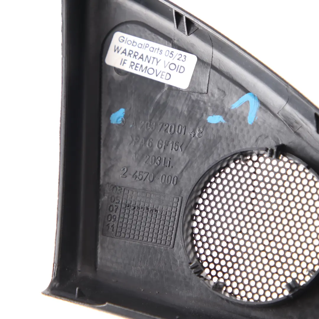 Mercedes W203 Hochtöner Abdeckung Lautsprecher Dreieck Trim vorne links - SKU A2037200148-1 - Teilenummer A2037200148