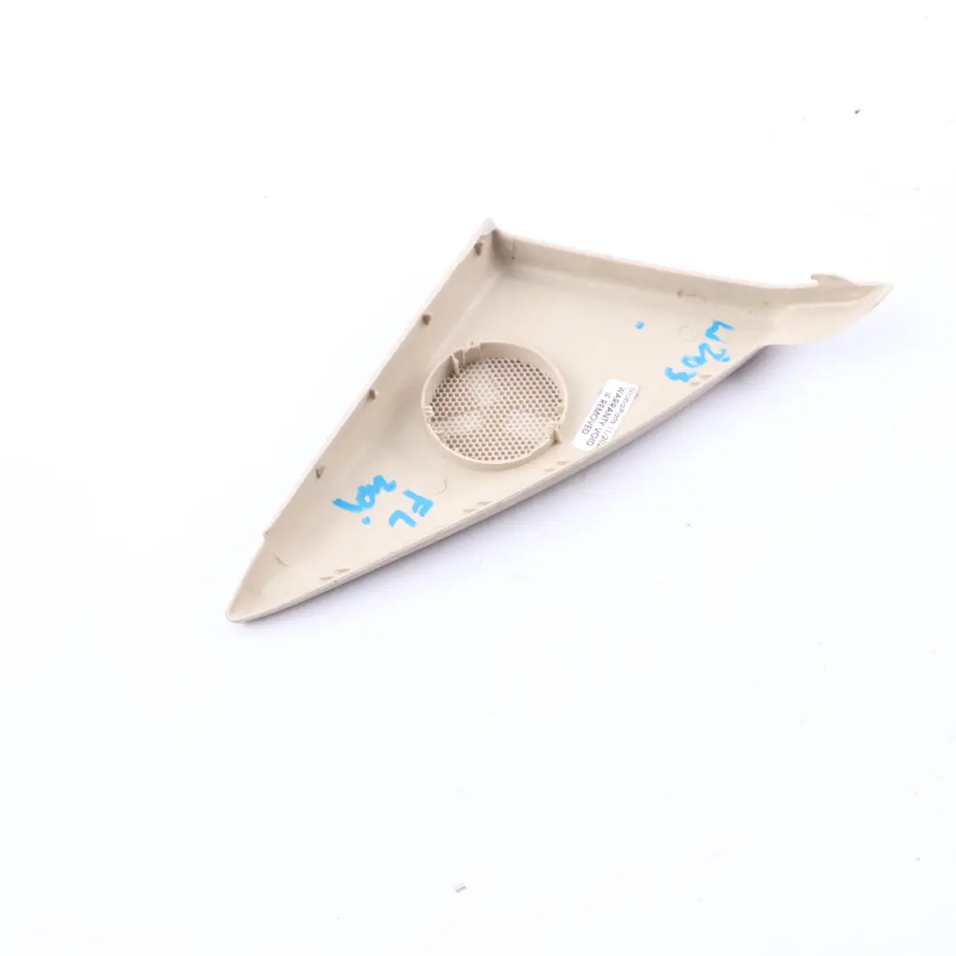 Tweeter Speaker Cover Triangle Trim Front Left N/S to Mercedes W203 with Part number A2037200148 Mercedes W203 Tweeter Speaker Cover Triangle Trim Front Left N/S - SKU A2037200148-2 - Part number A2037200148