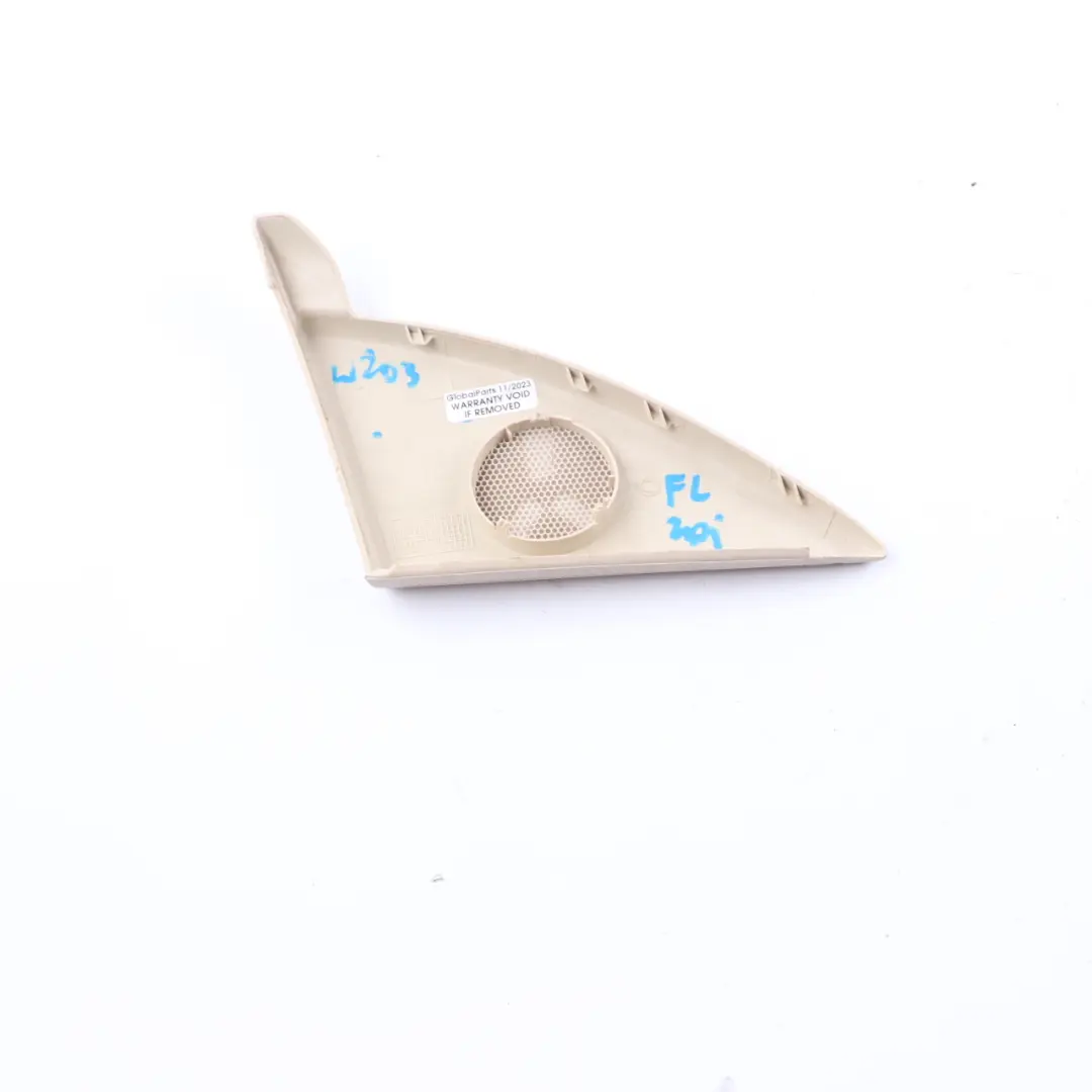 Mercedes W203 Tweeter Speaker Cover Triangle Trim Front Left N/S - SKU A2037200148-2 - Part number A2037200148