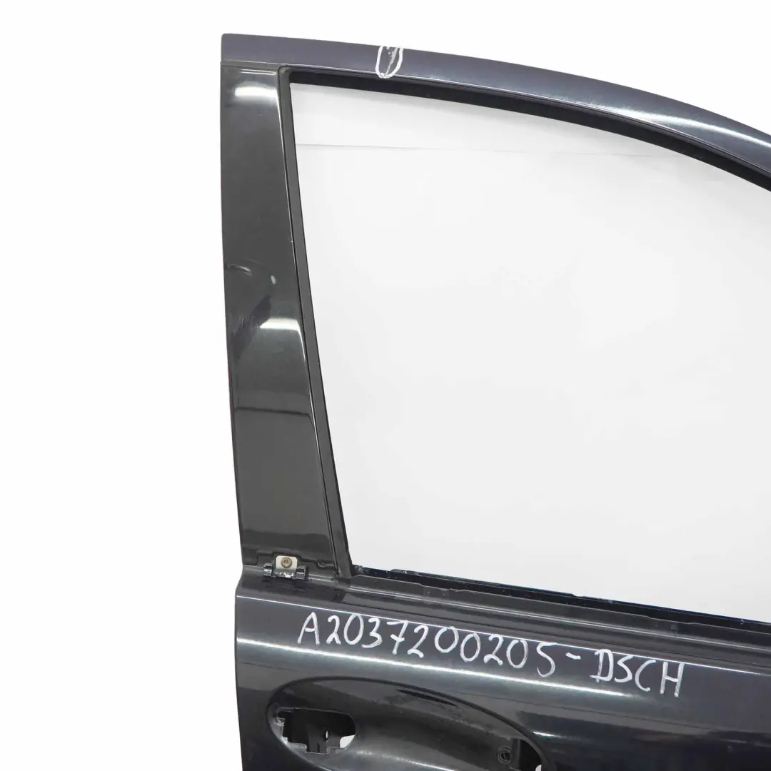 Door Front Right O/S Diamantschwarz Diamond Black Metallic - 768 to Mercedes W203 with Part number A2037200205 Mercedes W203 Door Front Right O/S Diamantschwarz Diamond Black Metallic - 768 - SKU A2037200205-DSCH - Part number A2037200205