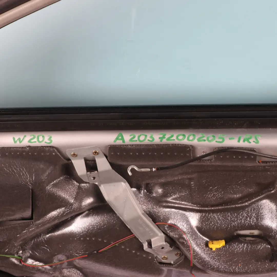 Door Front Right O/S Iridium Silver Metallic - 775 to Mercedes W203 with Part number A2037200205 Mercedes W203 Door Front Right O/S Iridium Silver Metallic - 775 - SKU A2037200205-IRS - Part number A2037200205