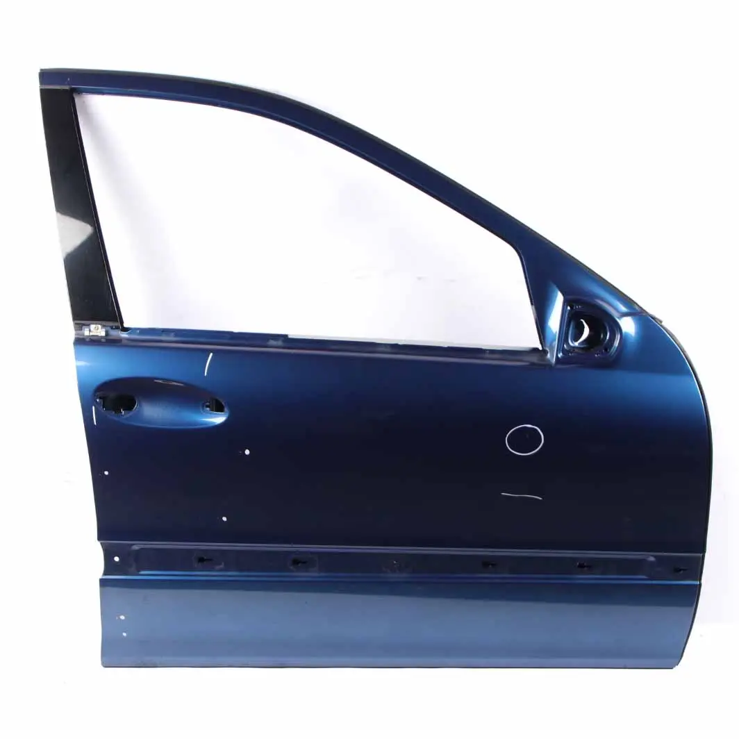 Door Front Right O/S Jaspis Blue Metallic - 345 to Mercedes W203 with Part number A2037200205 Mercedes W203 Door Front Right O/S Jaspis Blue Metallic - 345 - SKU A2037200205-JAR - Part number A2037200205