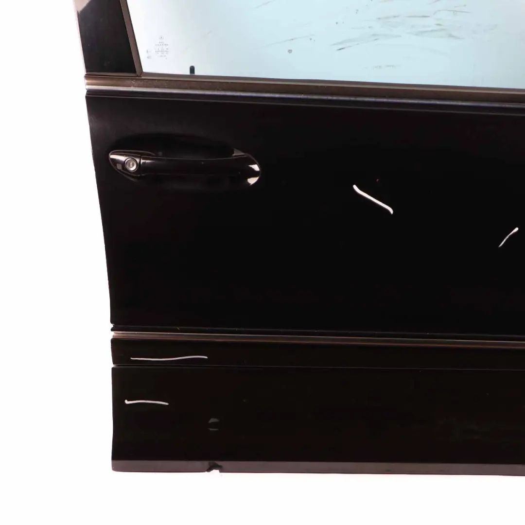 Door Front Right O/S Obsidian Black Metallic - 197 to Mercedes W203 with Part number A2037200205 Mercedes W203 Door Front Right O/S Obsidian Black Metallic - 197 - SKU A2037200205-OB - Part number A2037200205