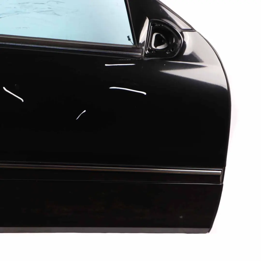 Mercedes W203 Door Front Right O/S Obsidian Black Metallic - 197 - SKU A2037200205-OB - Part number A2037200205