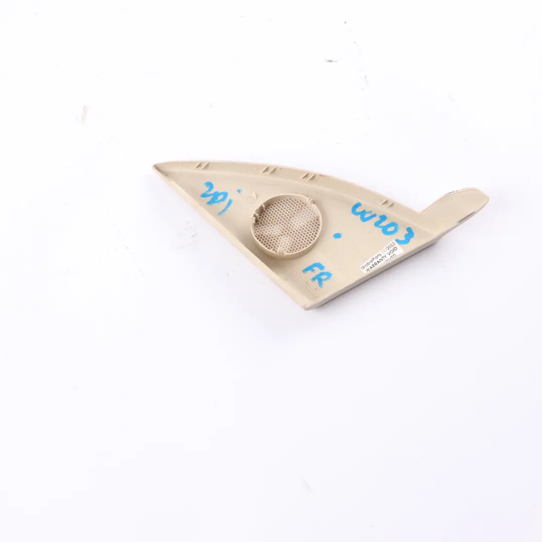 Mercedes W203 Speaker Tweeter Trim Cover Front Right O/S Beige - SKU A2037200248-2 - Part number A2037200248