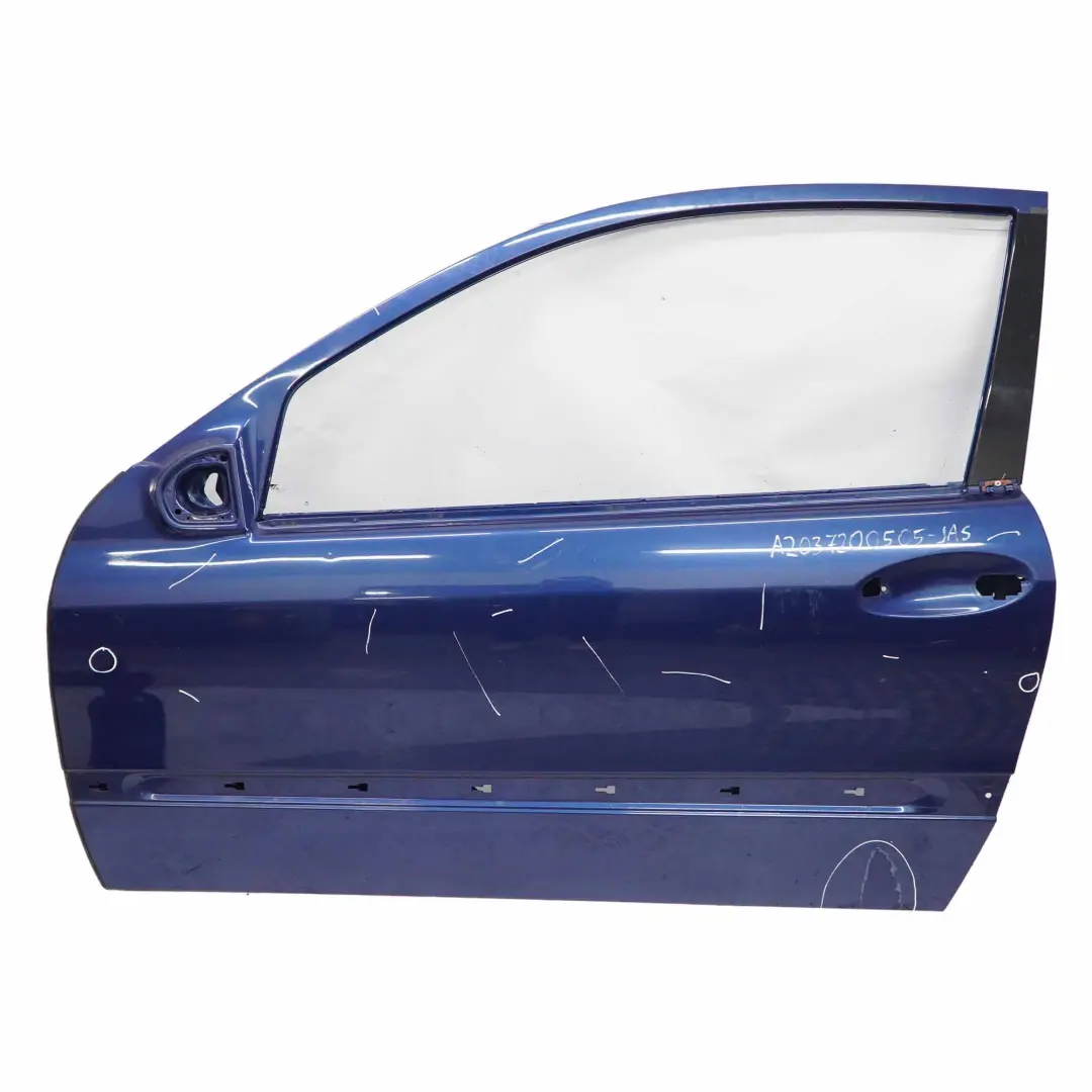 Mercedes CL203 CLC Door Front Left N/S Jaspis Blue Metallic - 345 - SKU A2037200505-JAS - Part number A2037200505