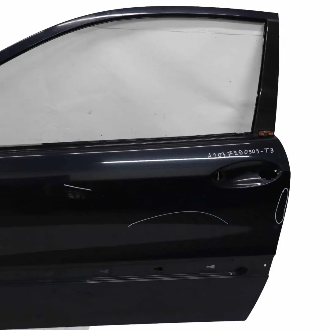 Mercedes CL203 CLC Puerta Delantera Izquierda Tanzanitblau Metallic - 359 - SKU A2037200505-TB - Número de pieza A2037200505