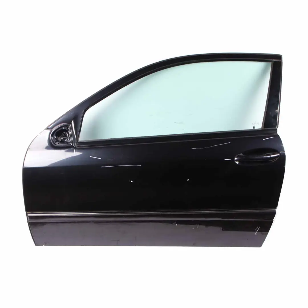 Mercedes CL203 Door Front Left N/S CLC Class Chromite Black Metallic - 112 - SKU A2037201505-CHS - Part number A2037201505