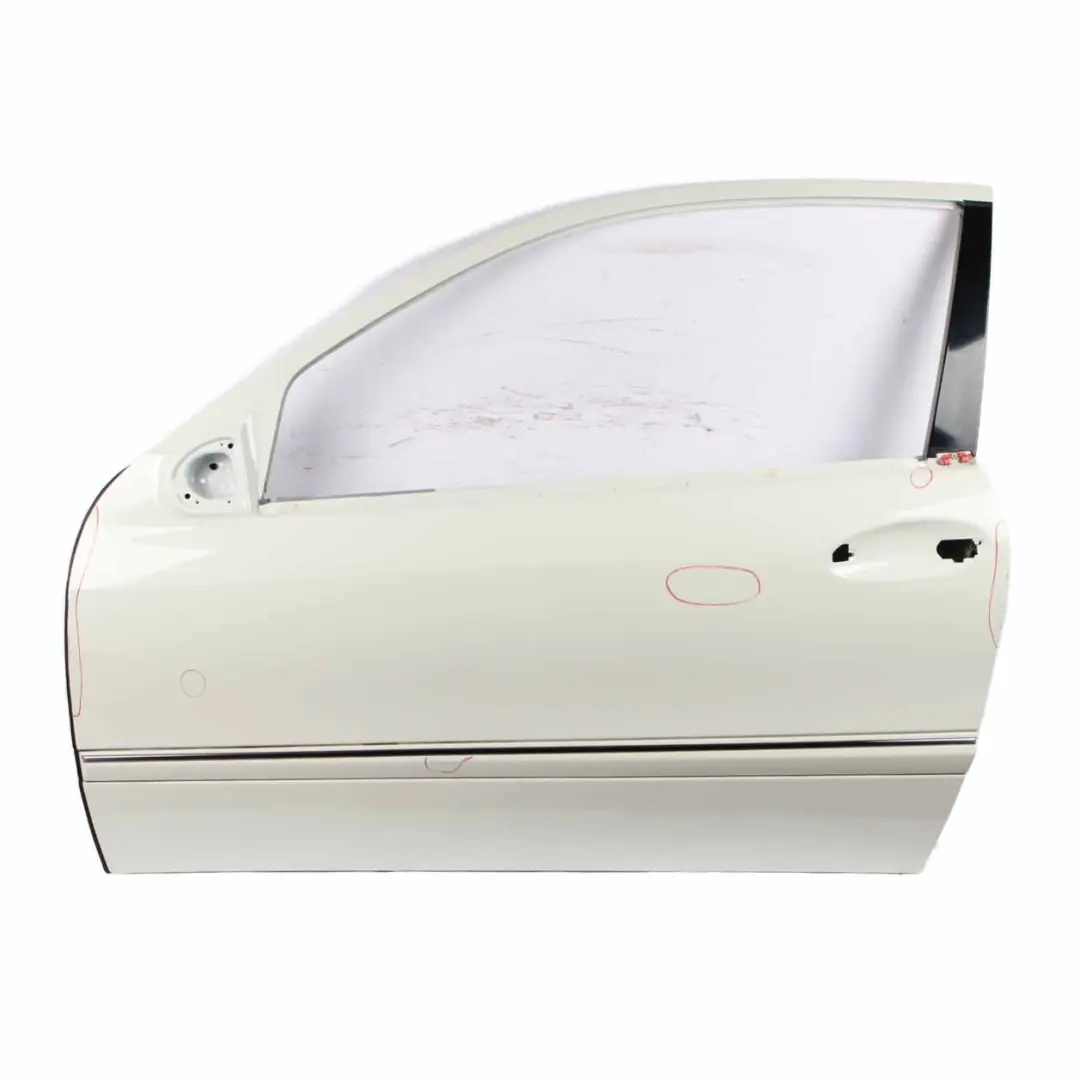 Door Front Left N/S Calcite White - 650 to Mercedes CL203 CLC with Part number A2037201505 Mercedes CL203 CLC Door Front Left N/S Calcite White - 650 - SKU A2037201505-CW - Part number A2037201505