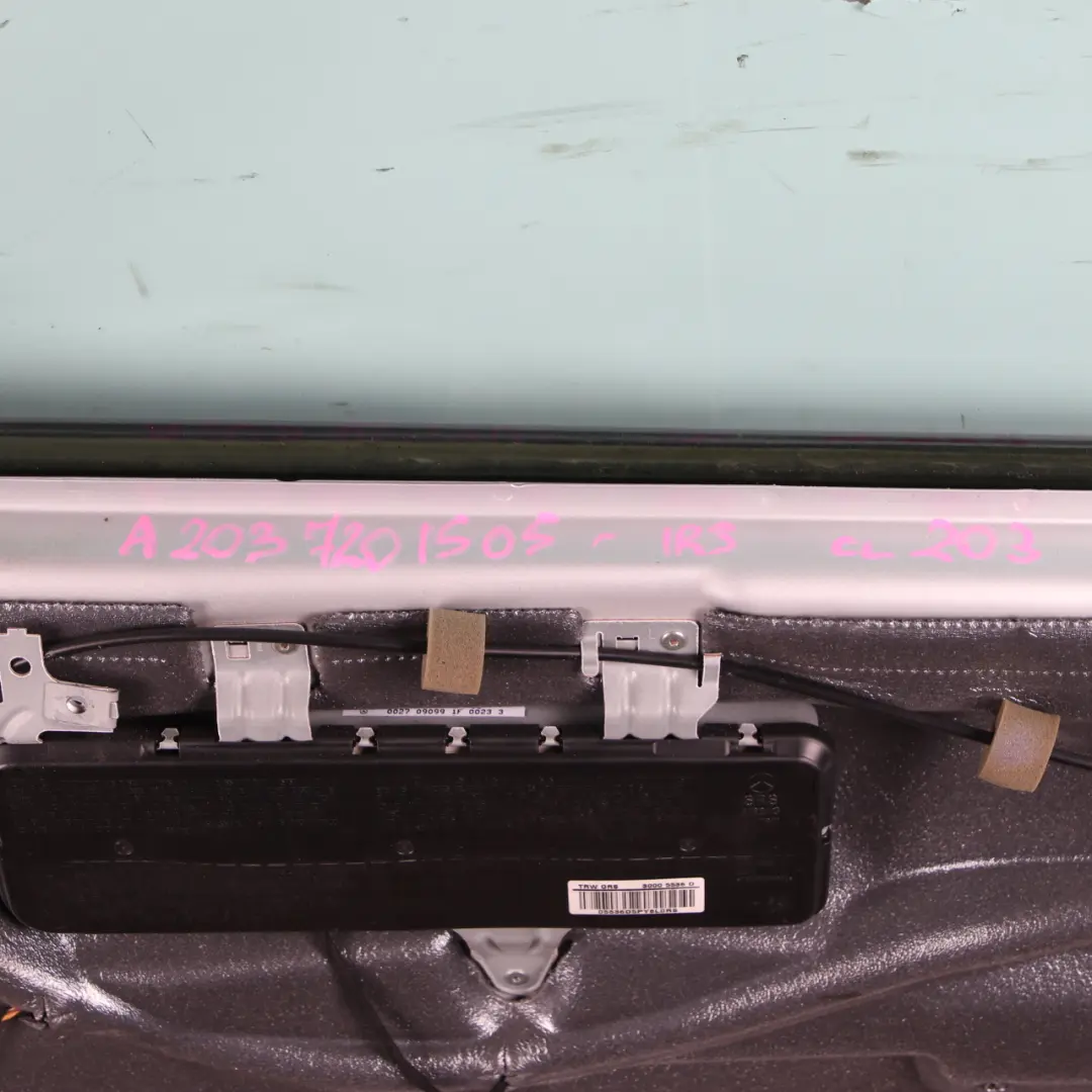 Door Front Left N/S CLC Class Iridium Silver Metallic - 775 to Mercedes CL203 with Part number A2037201505 Mercedes CL203 Door Front Left N/S CLC Class Iridium Silver Metallic - 775 - SKU A2037201505-IRS - Part number A2037201505