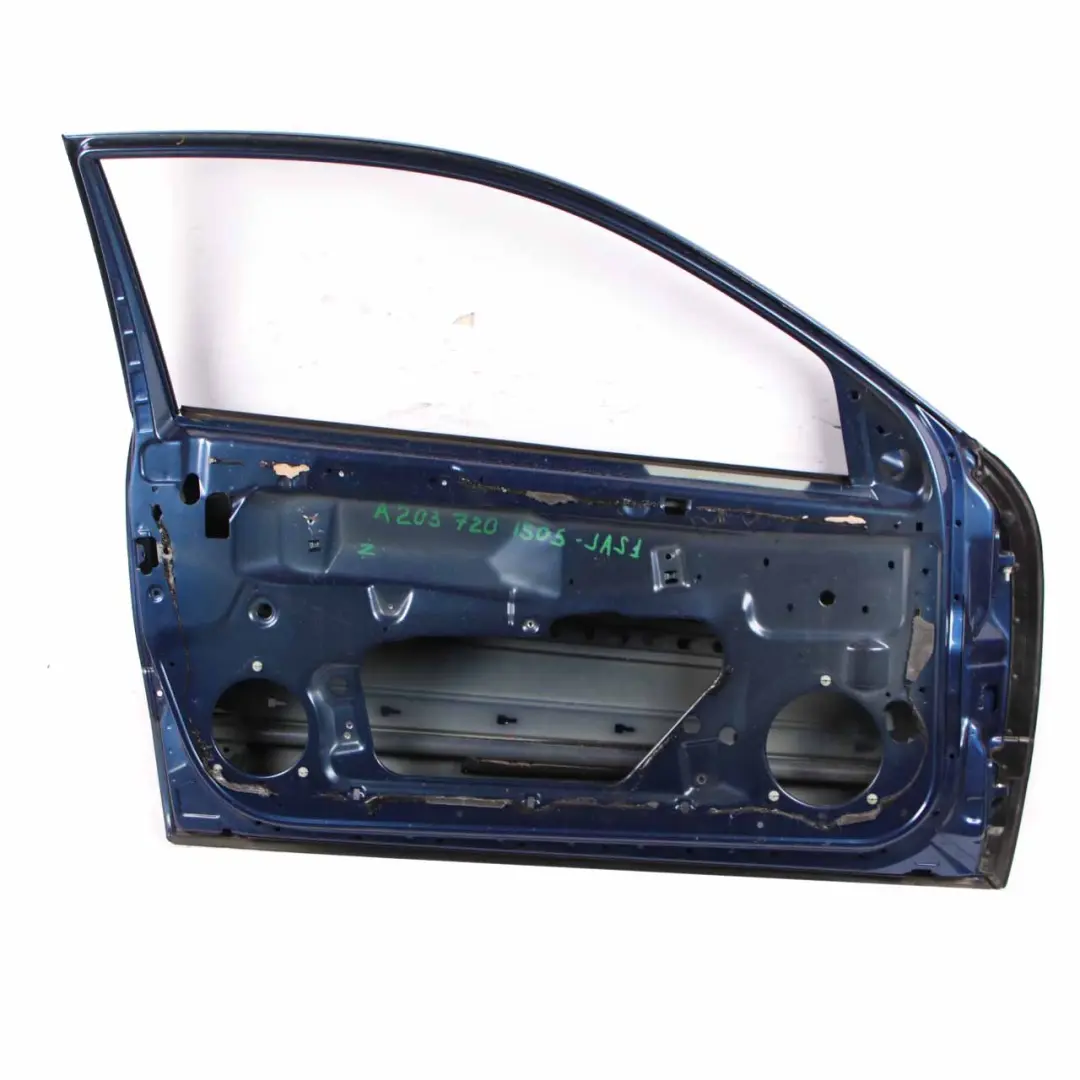 Door Front Left N/S Jaspisblau Jasper Blue Metallic - 345 to Mercedes CL203 with Part number A2037201505 Mercedes CL203 Door Front Left N/S Jaspisblau Jasper Blue Metallic - 345 - SKU A2037201505-JAS1 - Part number A2037201505