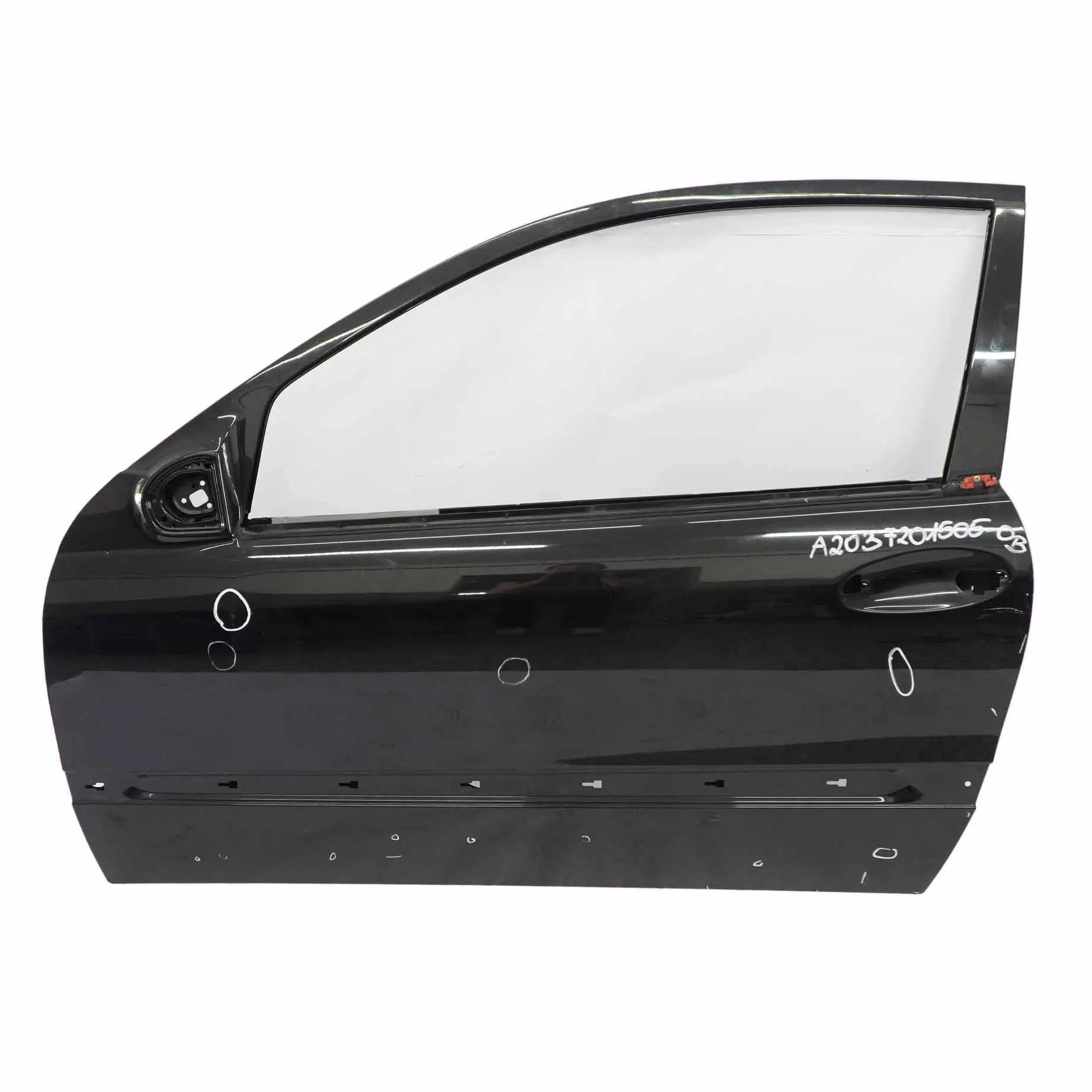 Mercedes CLC CL203 Door Front Left N/S Obsidian Black Metallic - 197U