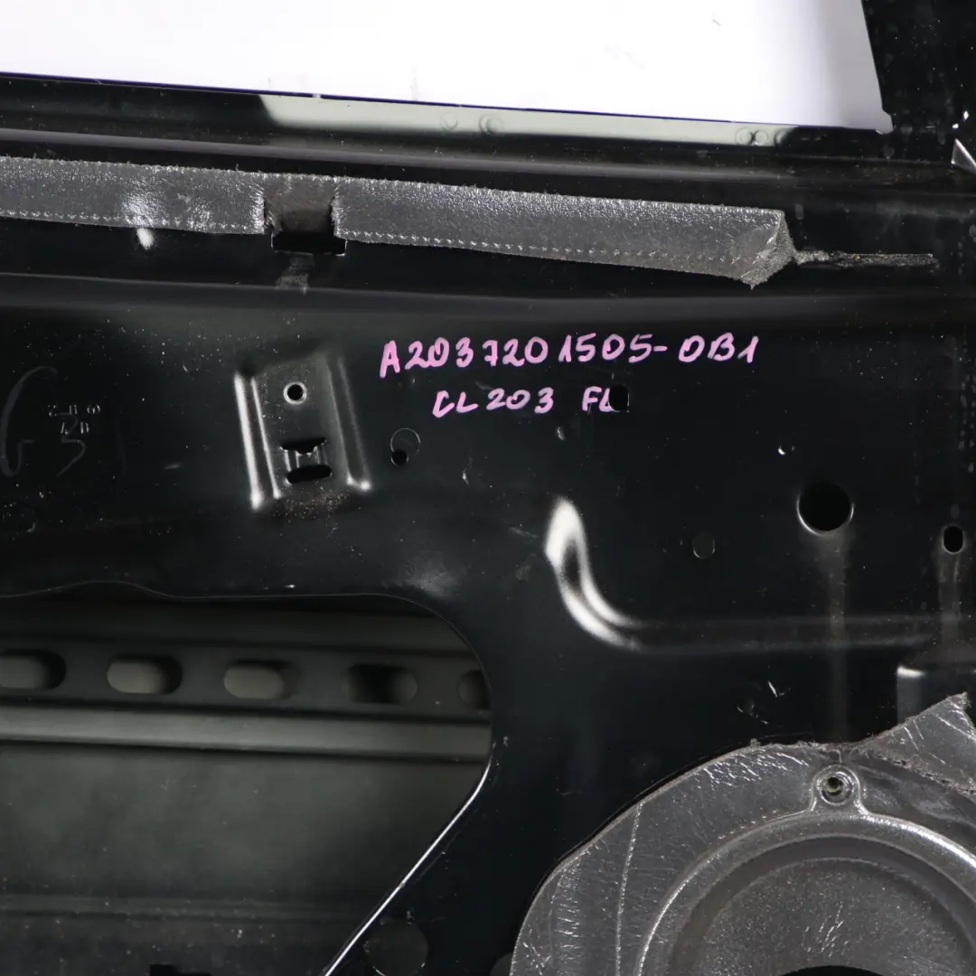 Mercedes CL203 CLC Door Front Left N/S Obsidian Black Metallic - 197 - SKU A2037201505-OB1 - Part number A2037201505