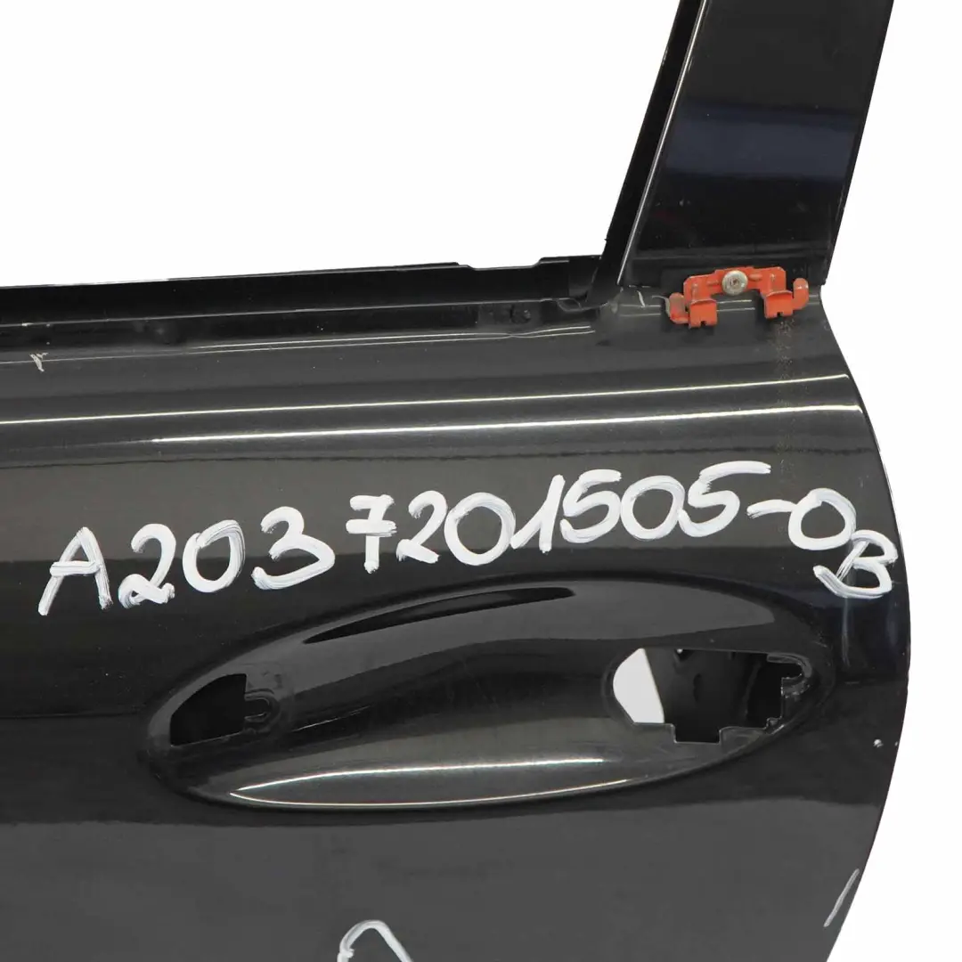 Mercedes CLC CL203 Door Front Left N/S Obsidian Black Metallic - 197U - SKU A2037201505-OB - Part number A2037201505