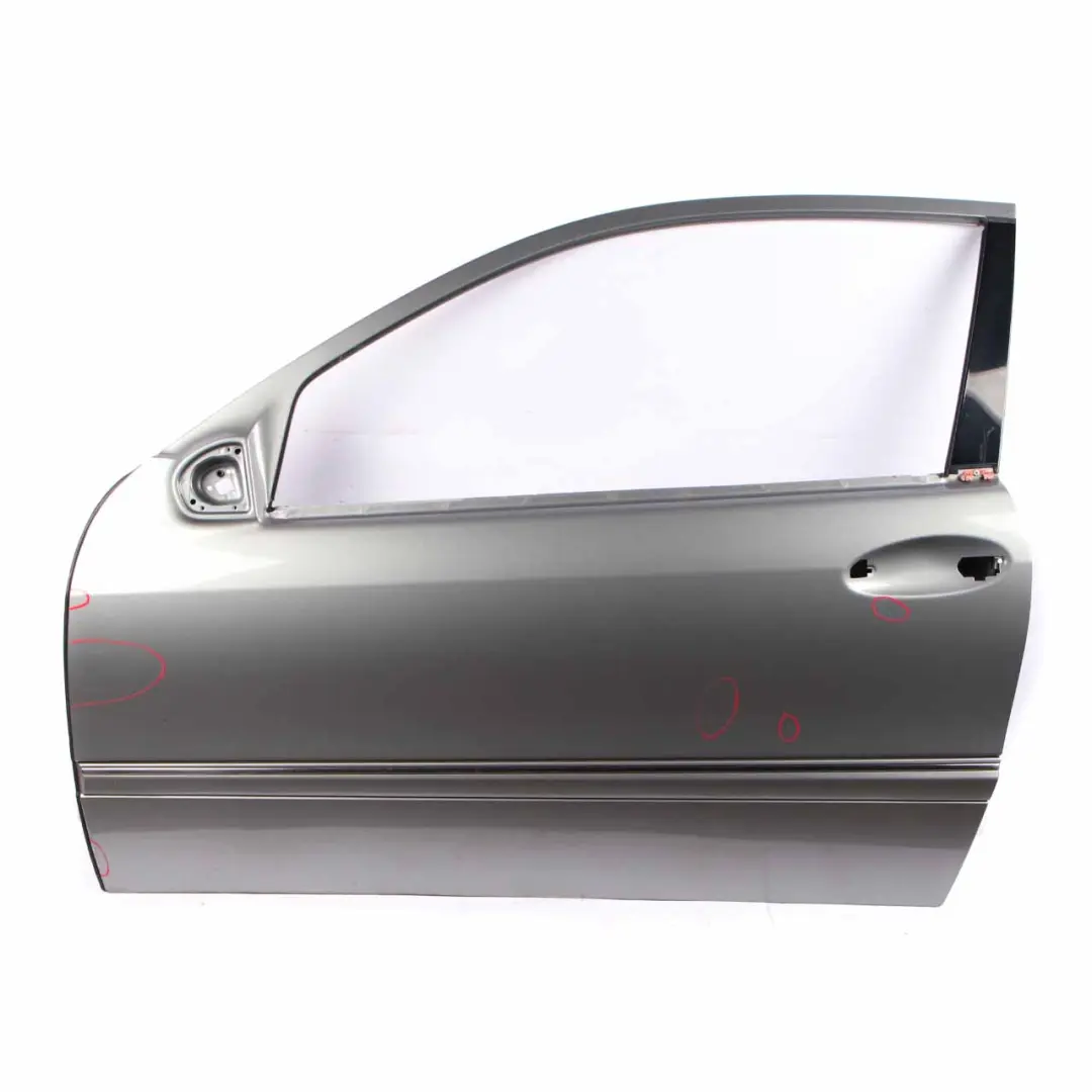Door Front Left N/S Palladium Silver Metallic - 792 to Mercedes CL203 CLC with Part number A2037201505 Mercedes CL203 CLC Door Front Left N/S Palladium Silver Metallic - 792 - SKU A2037201505-PAL - Part number A2037201505