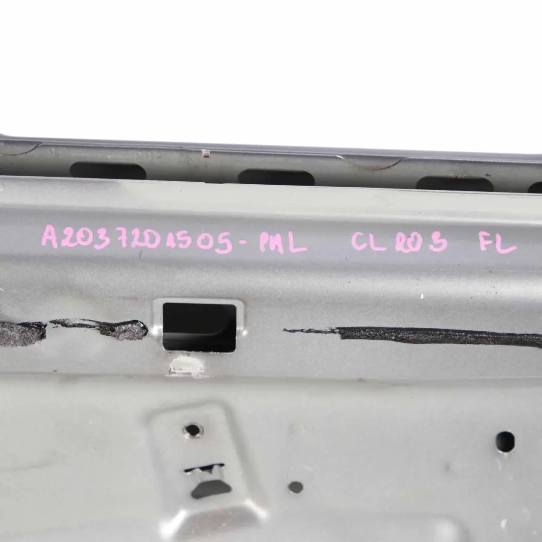 Door Front Left N/S Palladium Silver Metallic - 792 to Mercedes CL203 CLC with Part number A2037201505 Mercedes CL203 CLC Door Front Left N/S Palladium Silver Metallic - 792 - SKU A2037201505-PAL - Part number A2037201505