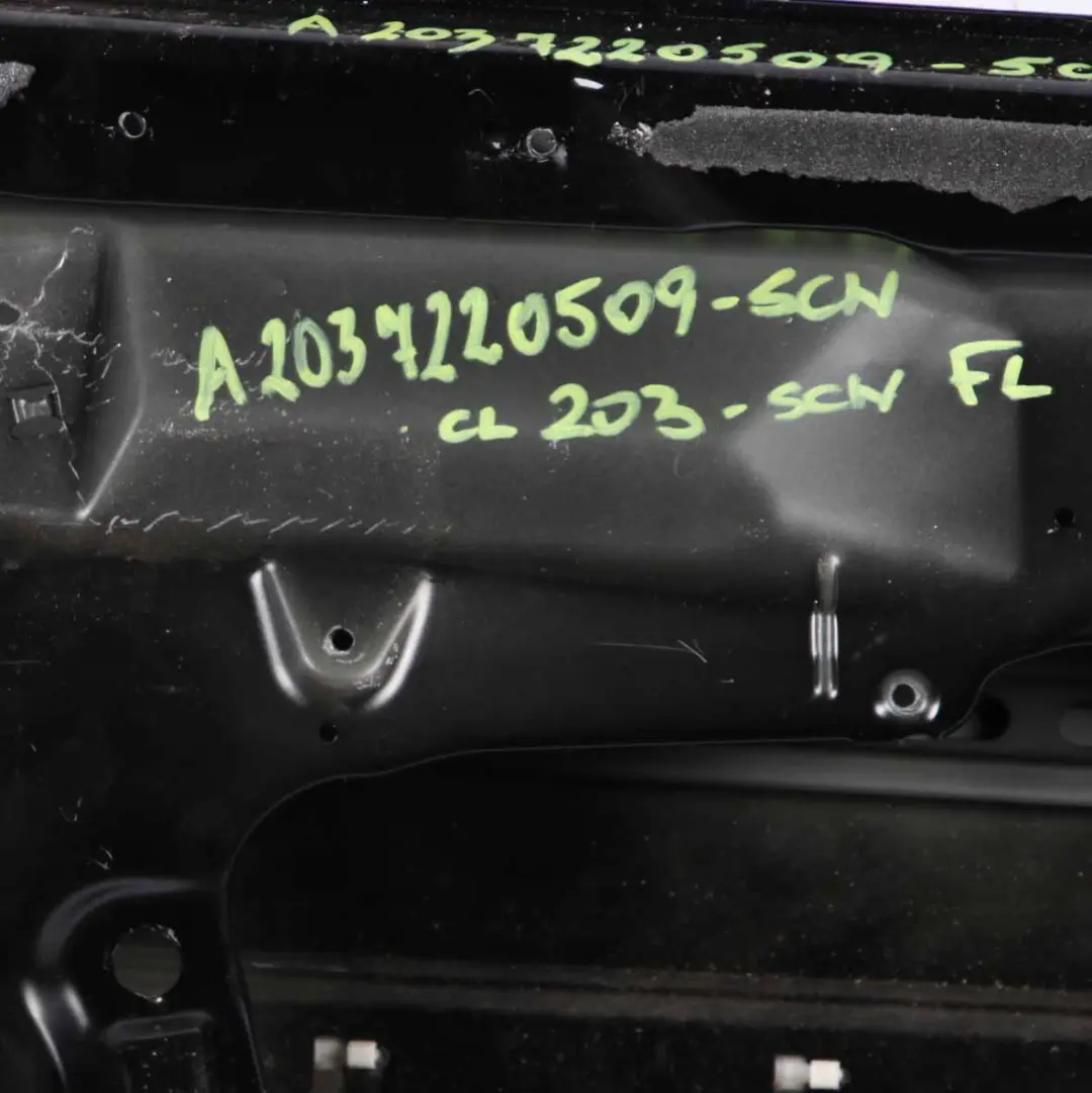 Door Front Left N/S CLC Class Schwarz Black - 040 to Mercedes CL203 with Part number A2037201505 Mercedes CL203 Door Front Left N/S CLC Class Schwarz Black - 040 - SKU A2037201505-SCW - Part number A2037201505