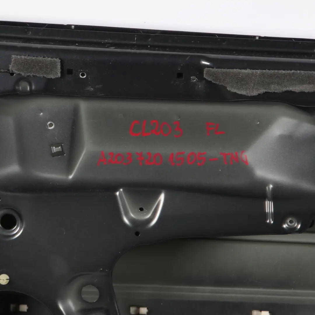 Mercedes CL203 CLC Door Front Left N/S Tenorit Grau Grey Metallic - 755 - SKU A2037201505-TNG - Part number A2037201505