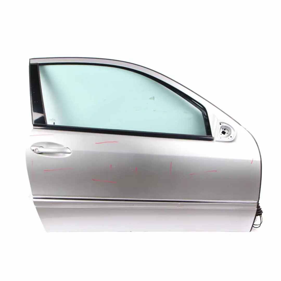 Door Front Right O/S Iridium Silver Metallic - 775 to Mercedes CLC CL203 with Part number A2037201605 Mercedes CLC CL203 Door Front Right O/S Iridium Silver Metallic - 775 - SKU A2037201605-IRS - Part number A2037201605